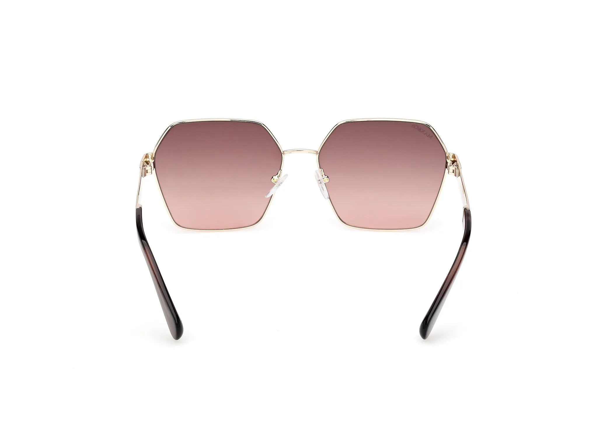 MAX&Co MO0141 32F Occhiali da sole Metallo Oro Marrone Geometrica Normale - immagine 4