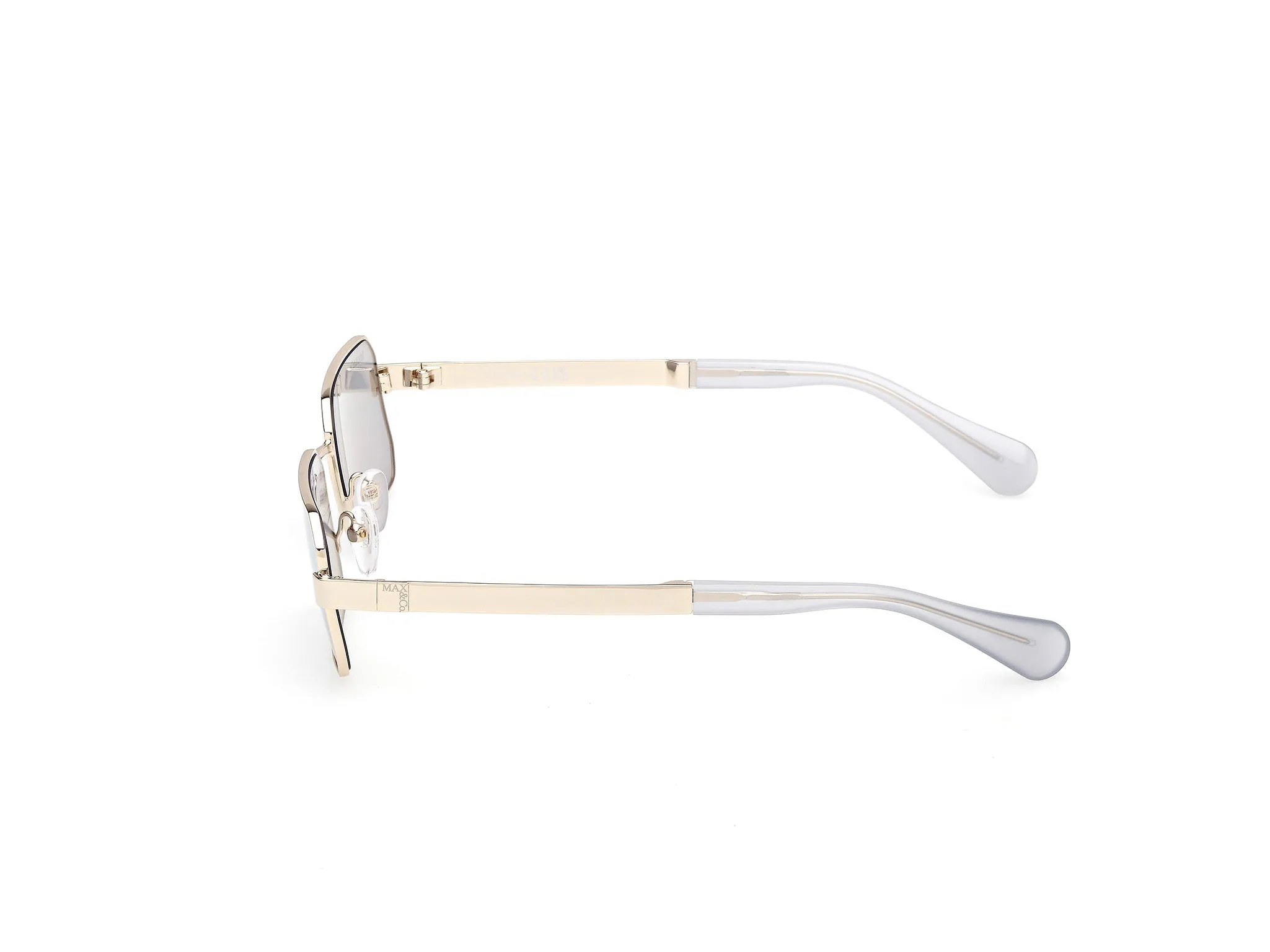 MAX&Co MO0140 32X Occhiali da sole Metallo Oro Blu Squadrata Normale - immagine 3