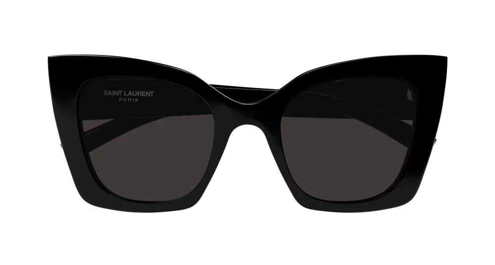 SAINT LAURENT SL 552 001 Occhiali da sole Iniettato Nero Nero Cat Eye Normale - immagine 2
