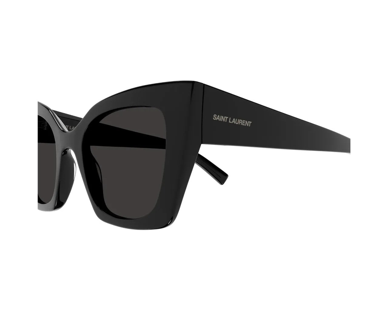 SAINT LAURENT SL 552 001 Occhiali da sole Iniettato Nero Nero Cat Eye Normale - immagine 4