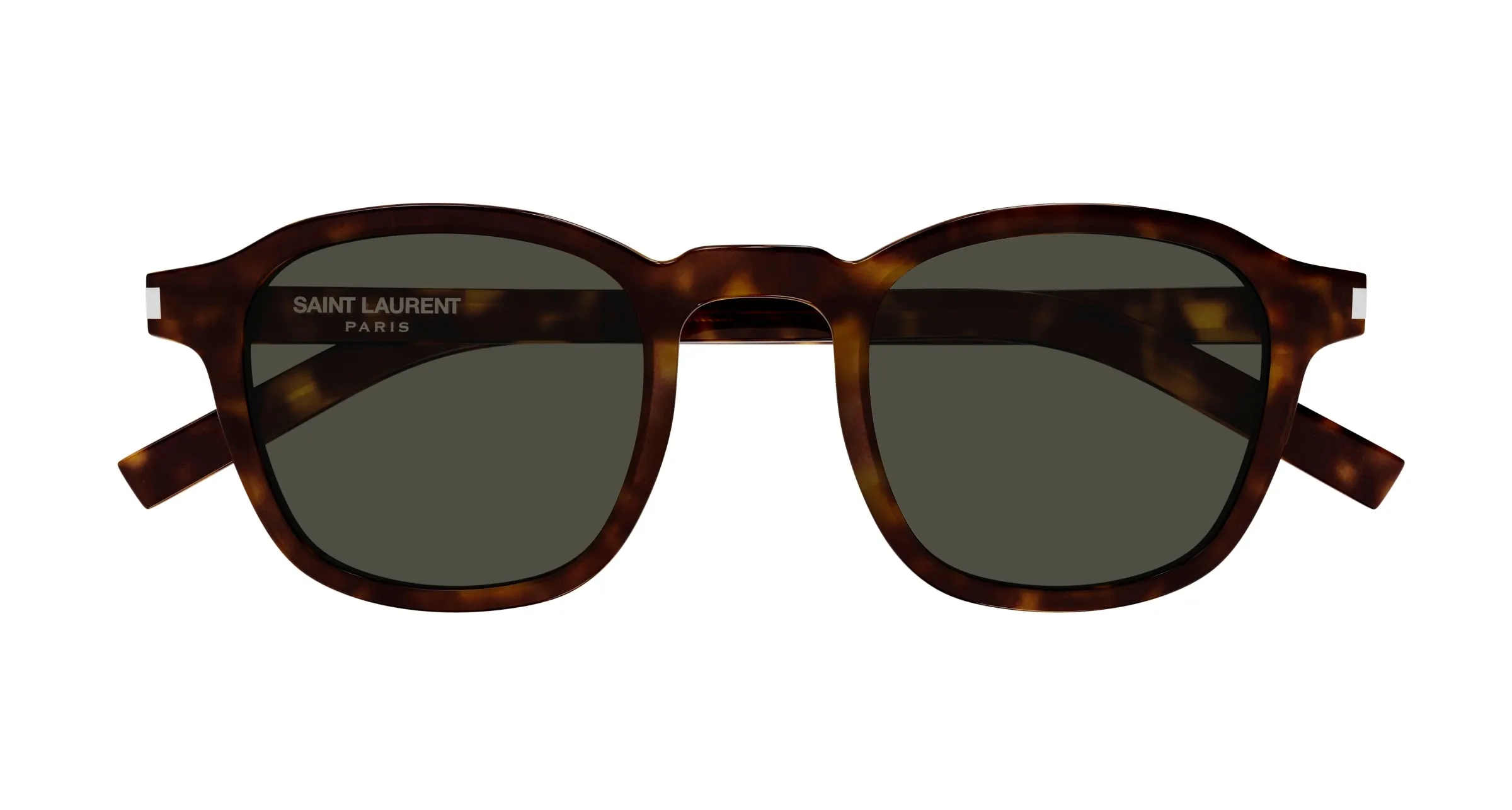 SAINT LAURENT SL 549 SLIM 002 Occhiali da sole Acetato Havana Grigio Rotonda Normale - immagine 3