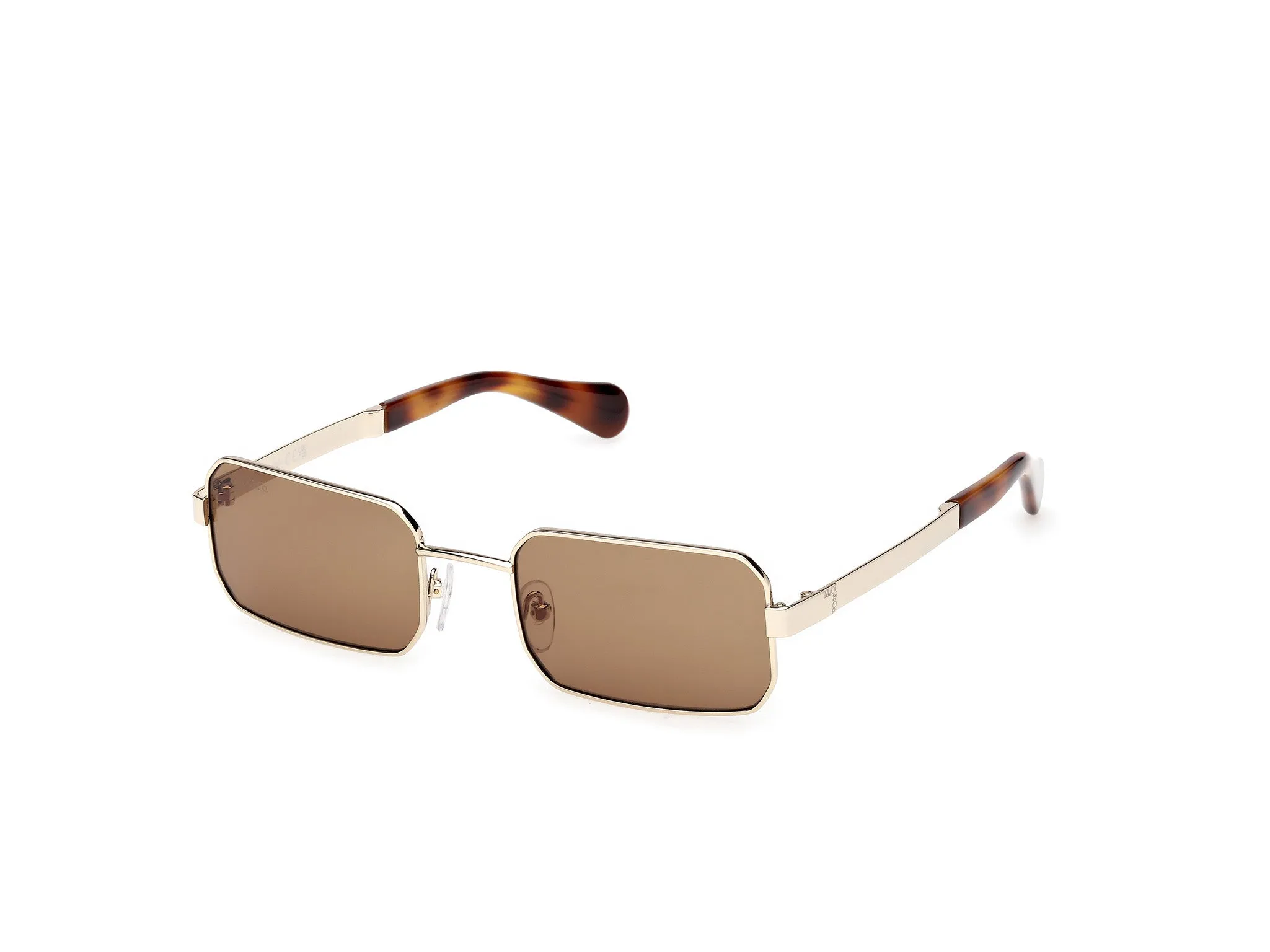 MAX&Co MO0140 32J Occhiali da sole Metallo Oro Roviex Squadrata Normale - immagine 1