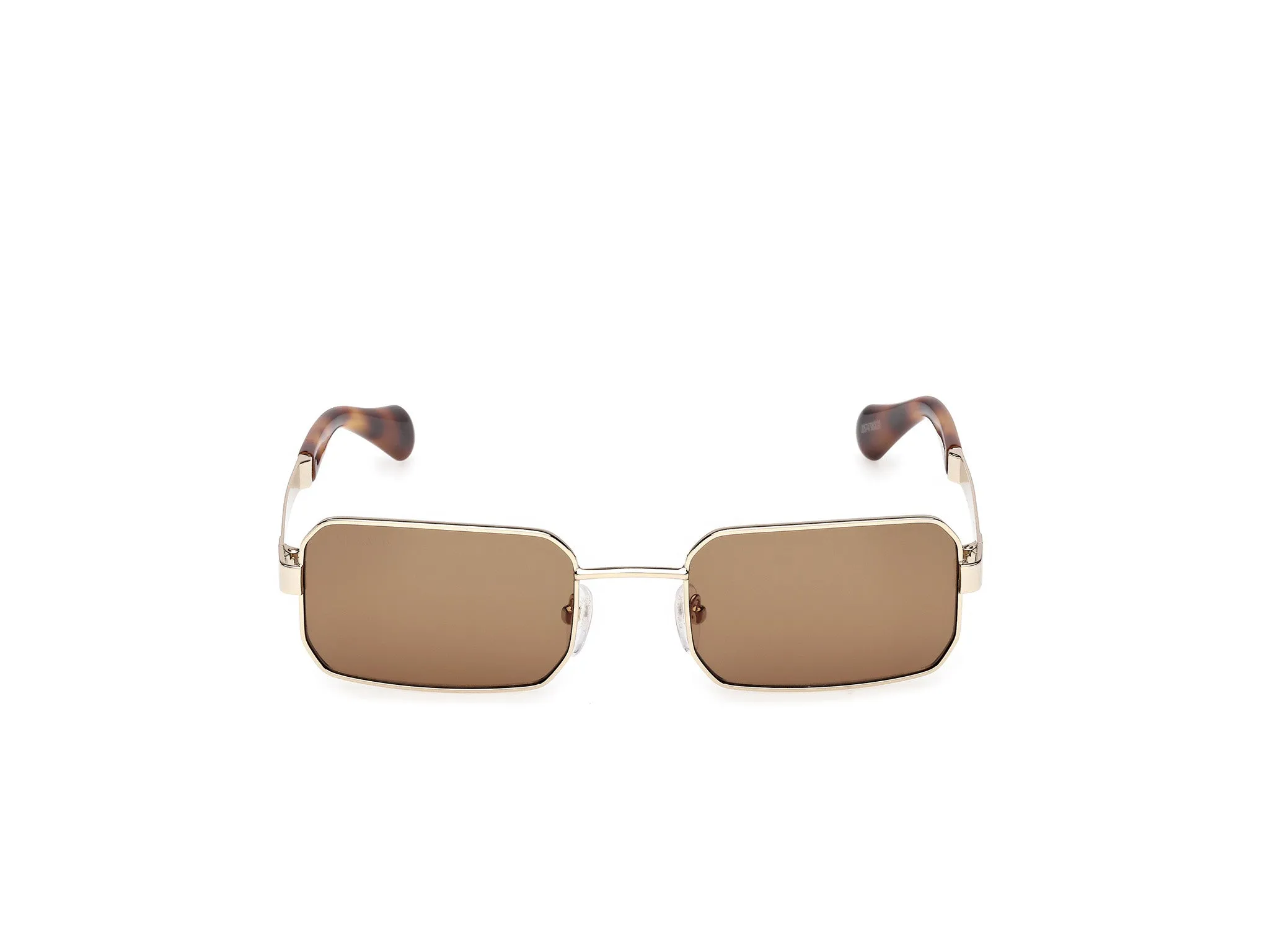 MAX&Co MO0140 32J Occhiali da sole Metallo Oro Roviex Squadrata Normale - immagine 2