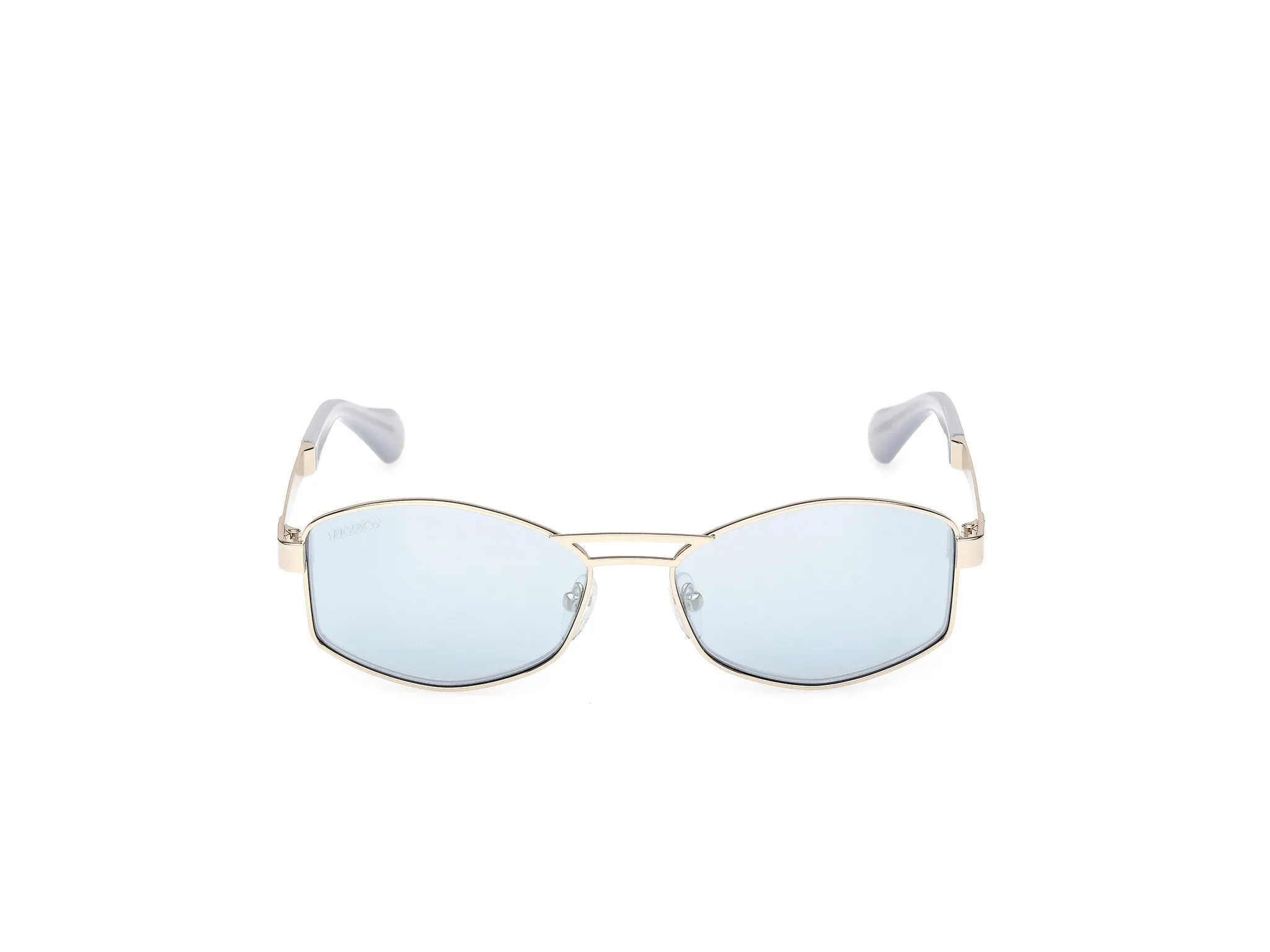 MAX&Co MO0139 32X Occhiali da sole Metallo Oro Blu Geometrica Normale - immagine 2