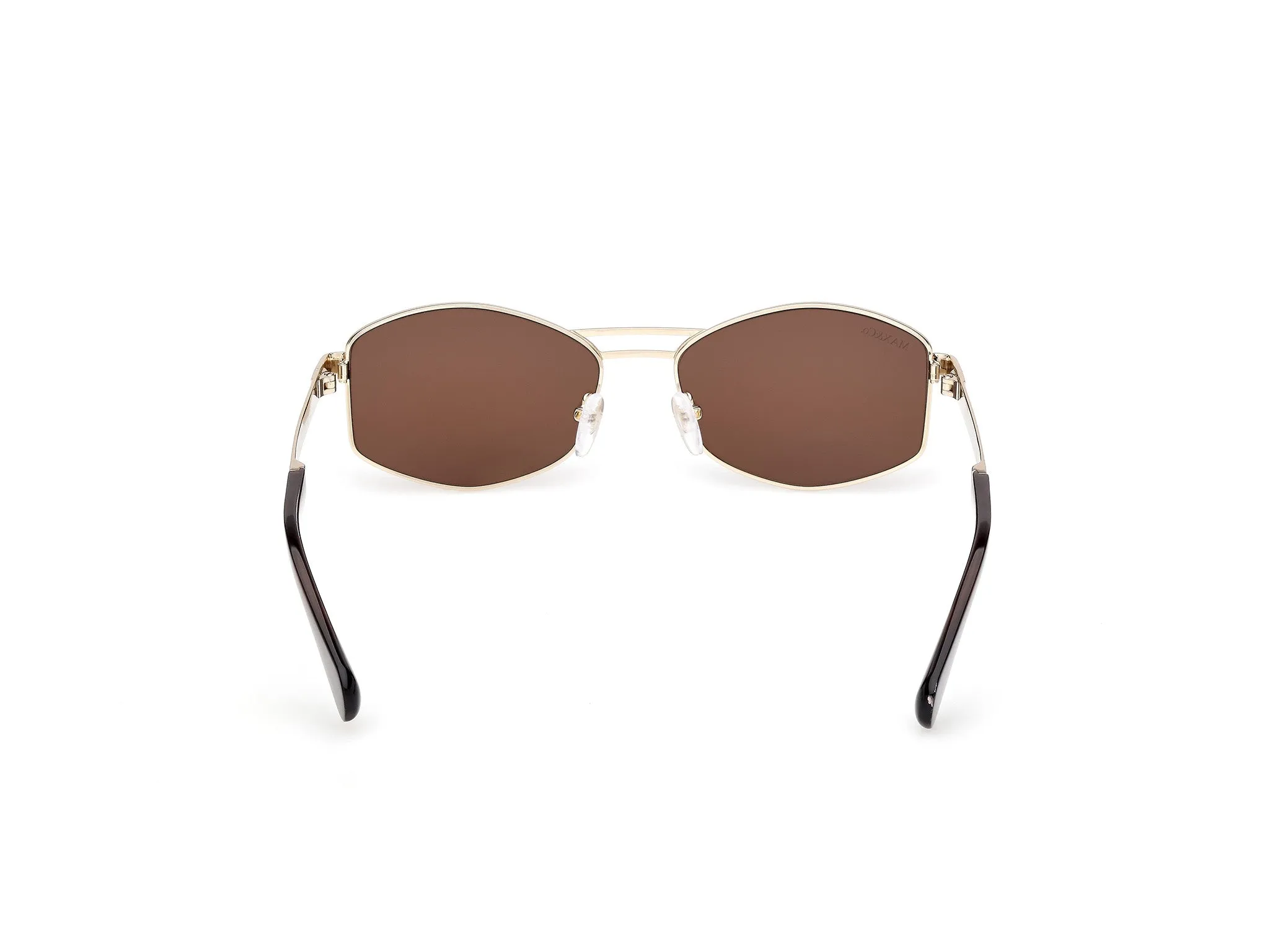 MAX&Co MO0139 32E Occhiali da sole Metallo Oro Marrone Geometrica Normale - immagine 4