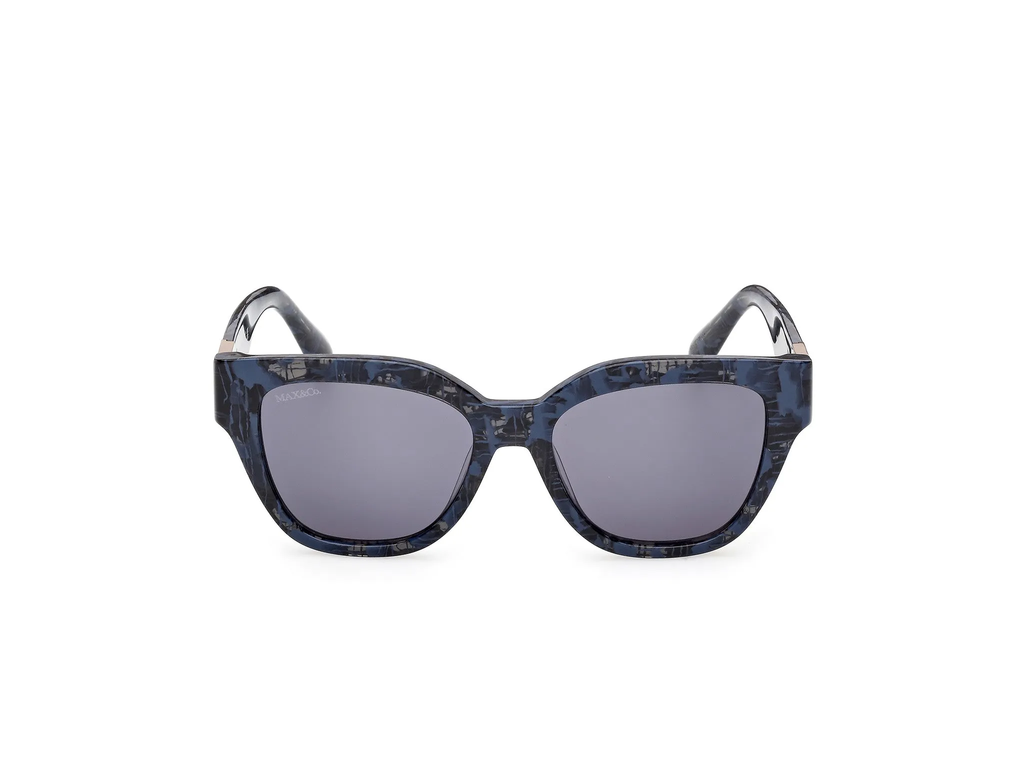 MAX&Co MO0138 92V Occhiali da sole Acetato Azzurro Blu Squadrata Normale - immagine 2
