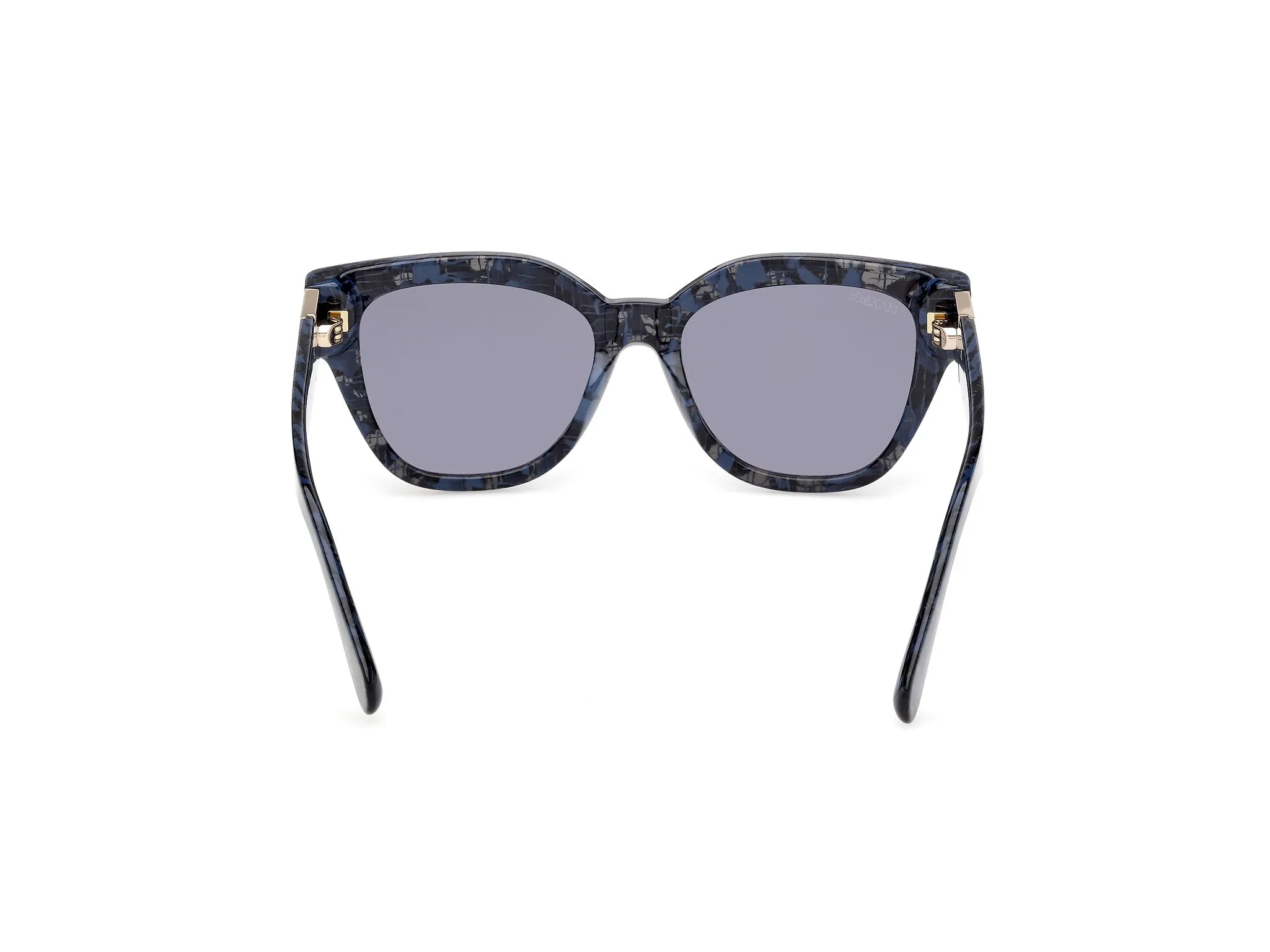 MAX&Co MO0138 92V Occhiali da sole Acetato Azzurro Blu Squadrata Normale - immagine 4
