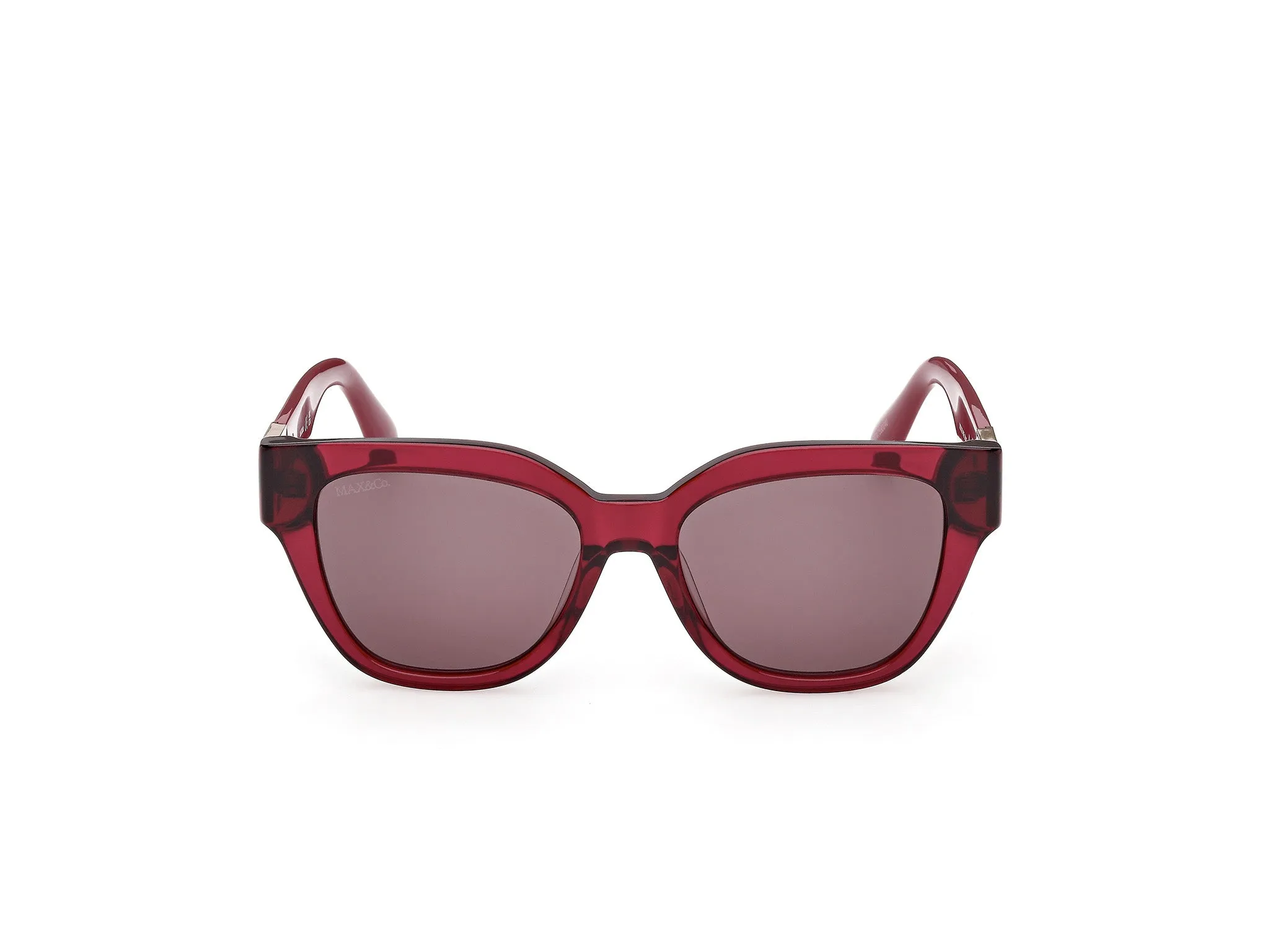 MAX&Co MO0138 69E Occhiali da sole Acetato Bordeaux Marrone Squadrata Normale - immagine 2