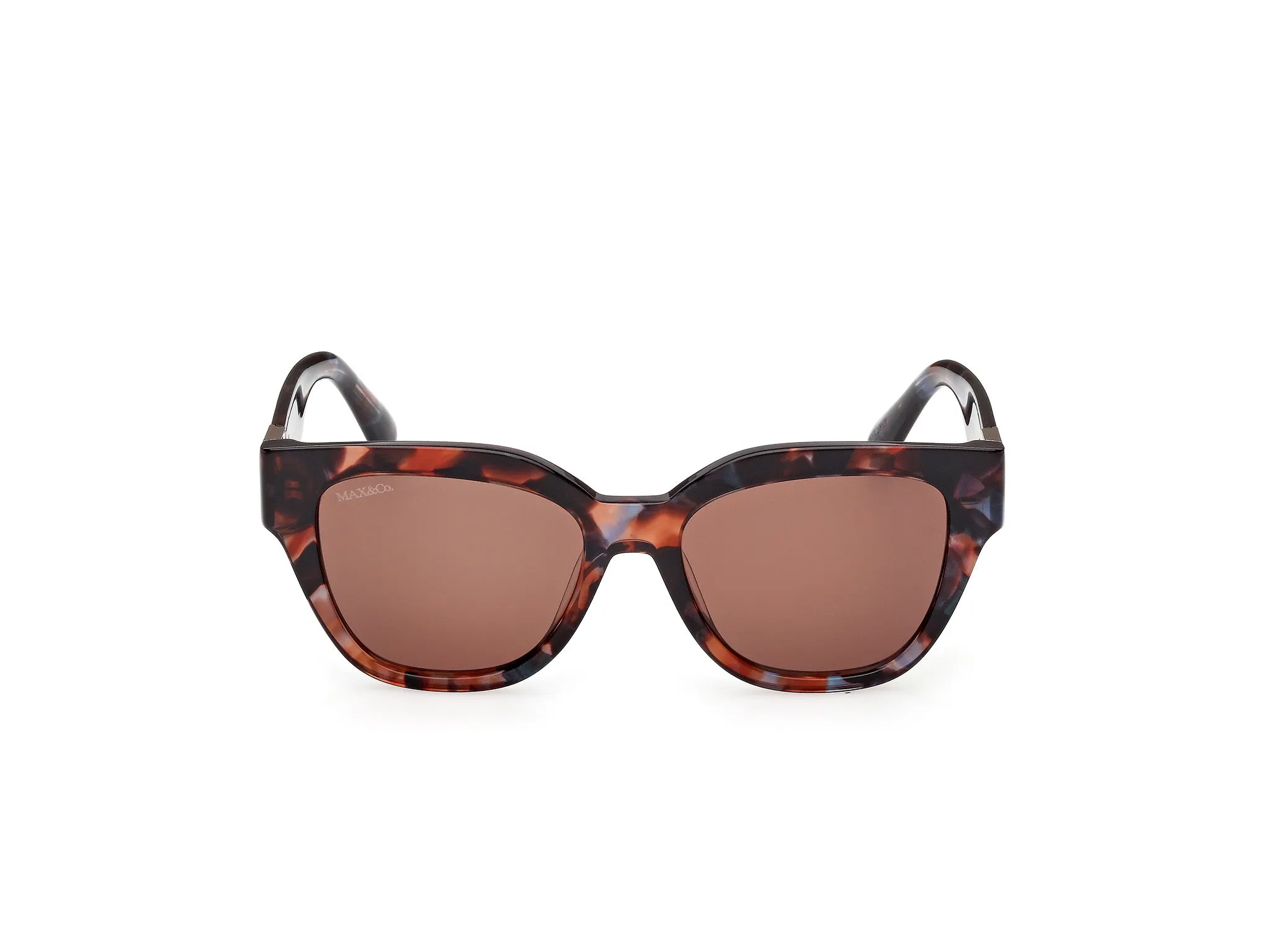 MAX&Co MO0138 54E Occhiali da sole Acetato Havana Marrone Squadrata Normale - immagine 2