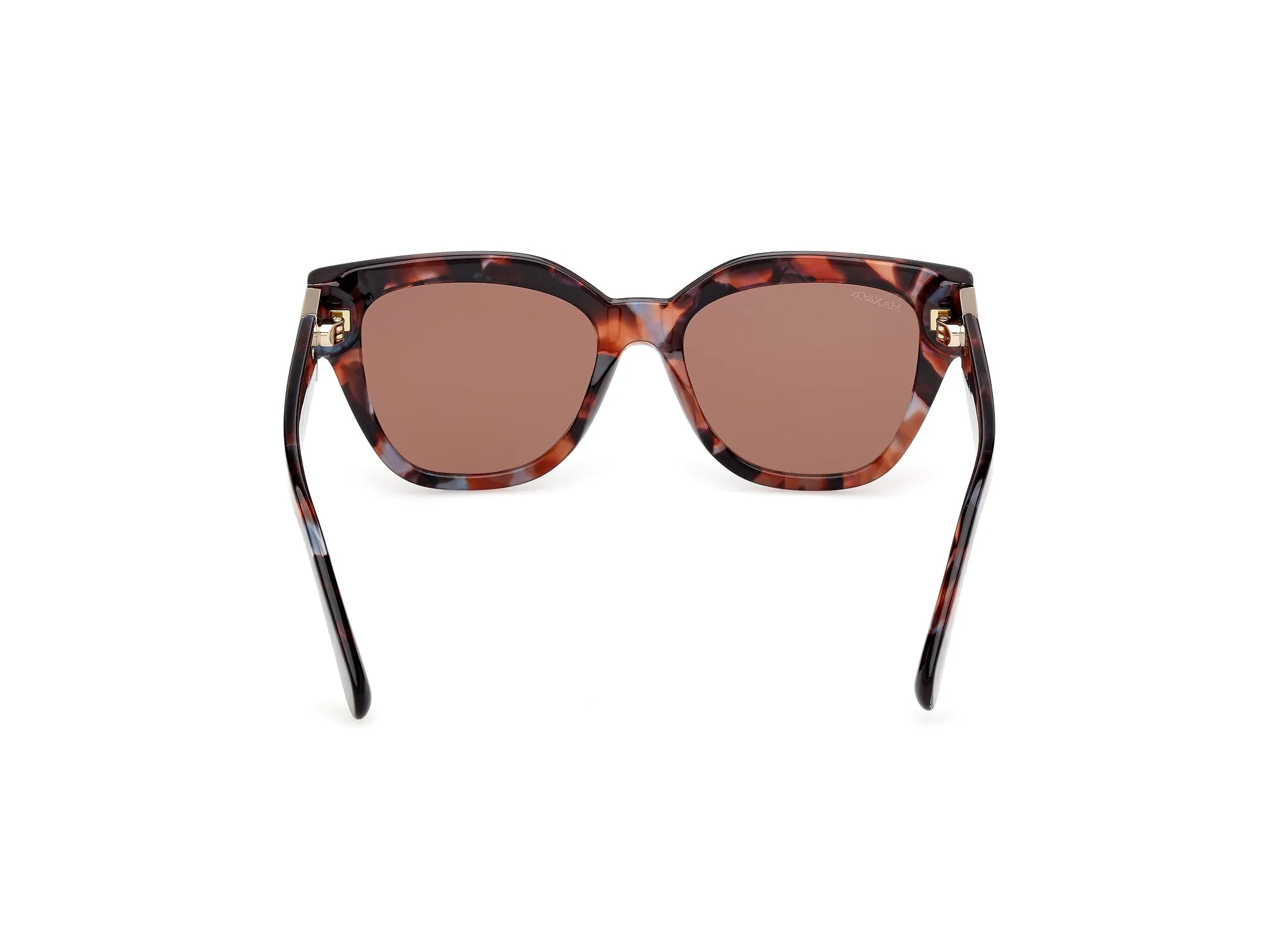 MAX&Co MO0138 54E Occhiali da sole Acetato Havana Marrone Squadrata Normale - immagine 4