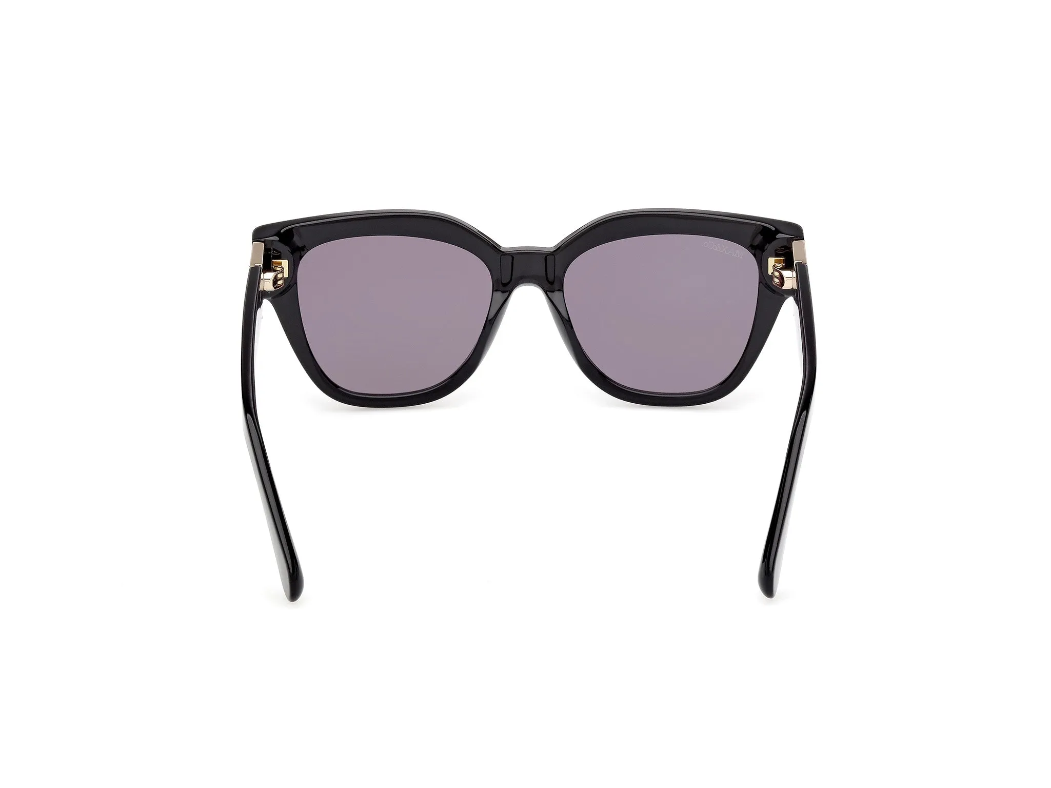 MAX&Co MO0138 01A Occhiali da sole Acetato Nero Fumo Squadrata Normale - immagine 4