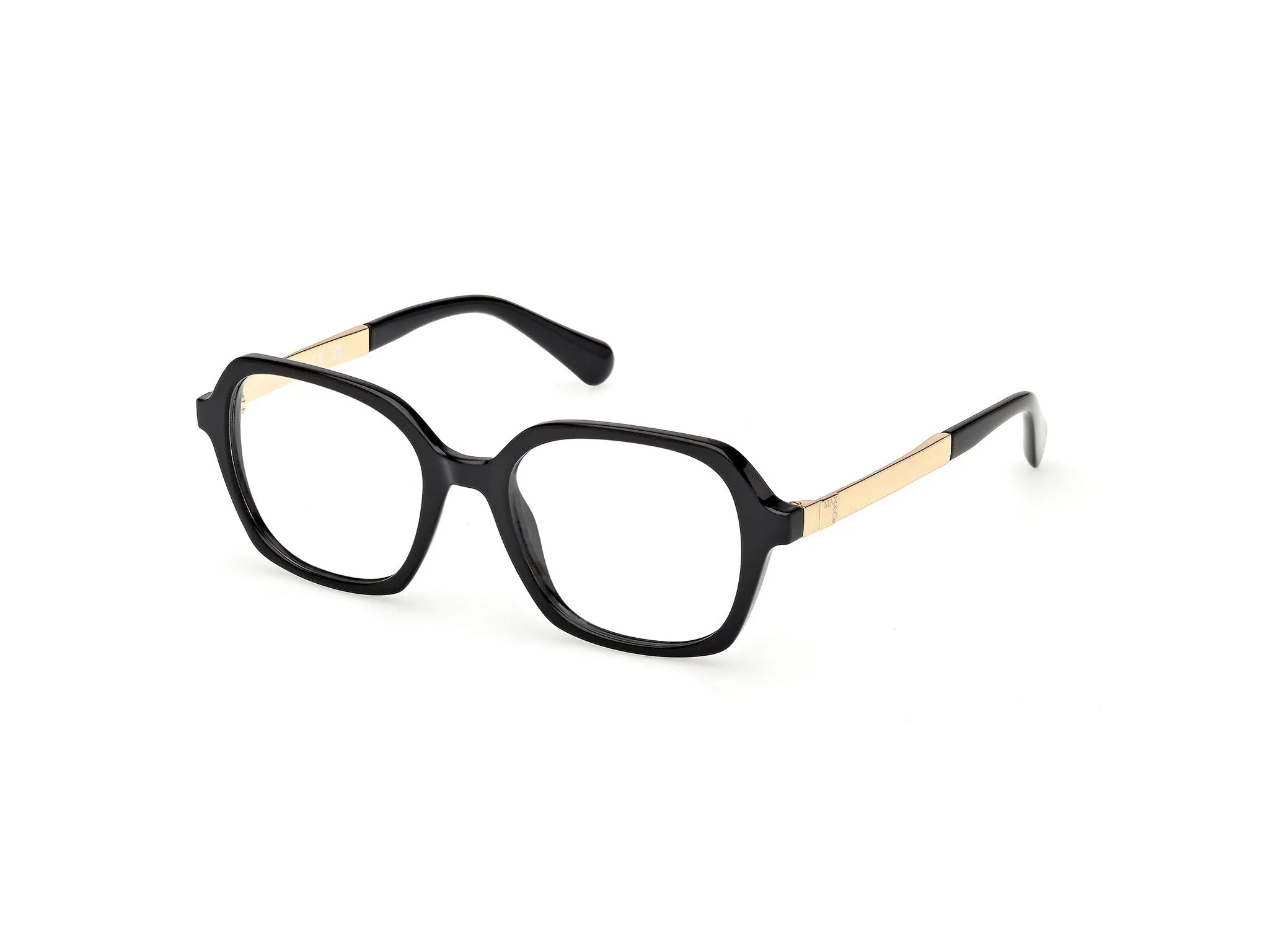 MAX&Co MO5190 001 Montature da vista Iniettato Nero Geometrica Normale - immagine 1