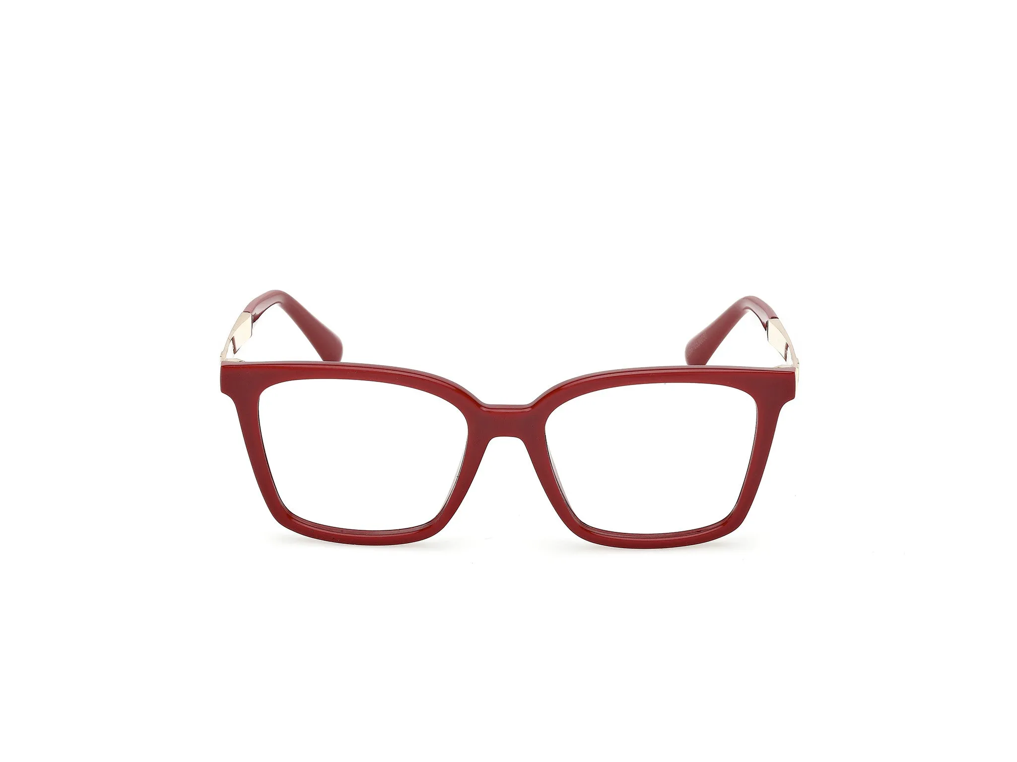 MAX&Co MO5189 066 Montature da vista Iniettato Rosso Squadrata Normale - immagine 2