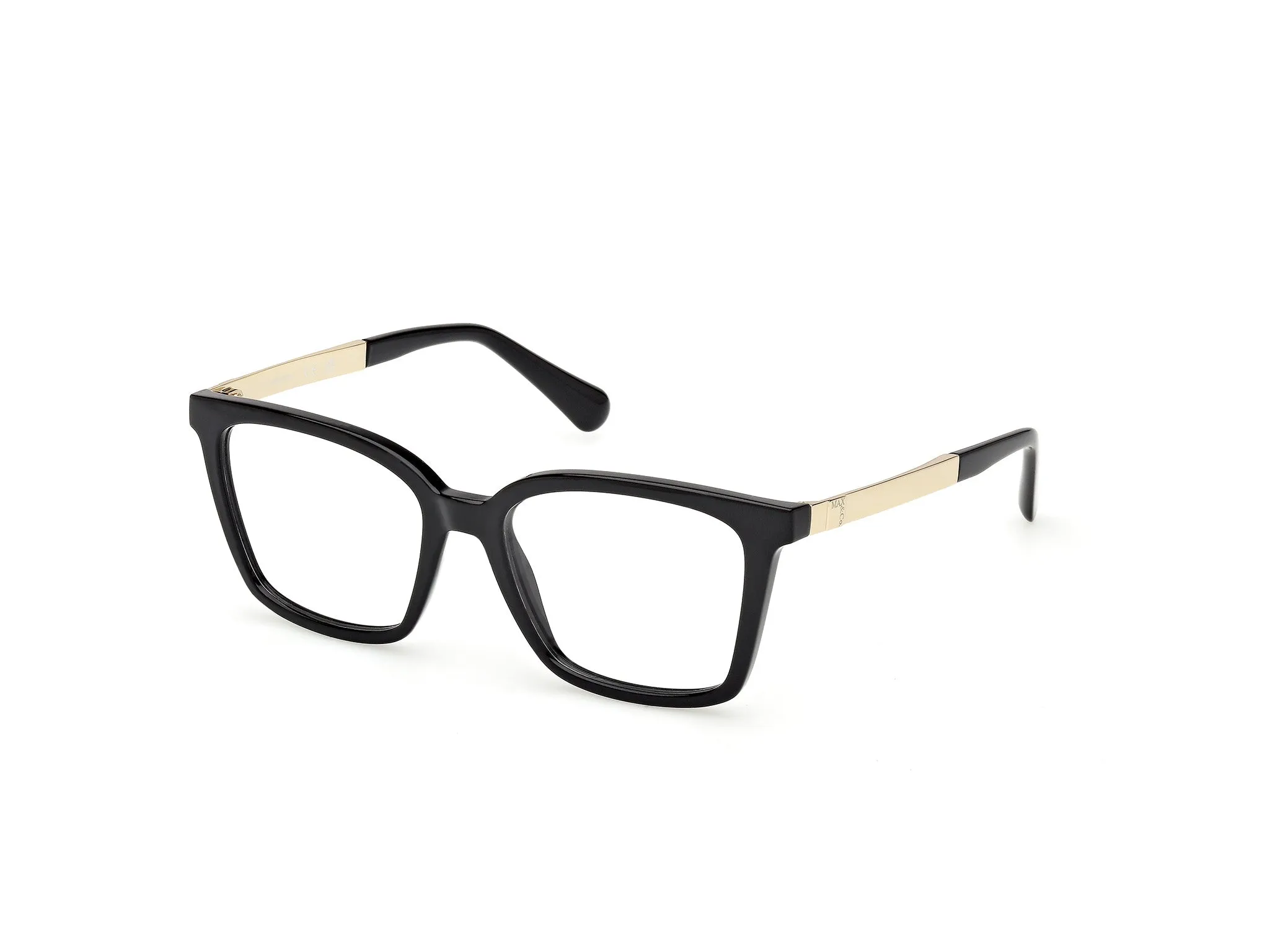 MAX&Co MO5189 001 Montature da vista Iniettato Nero Squadrata Normale - immagine 1