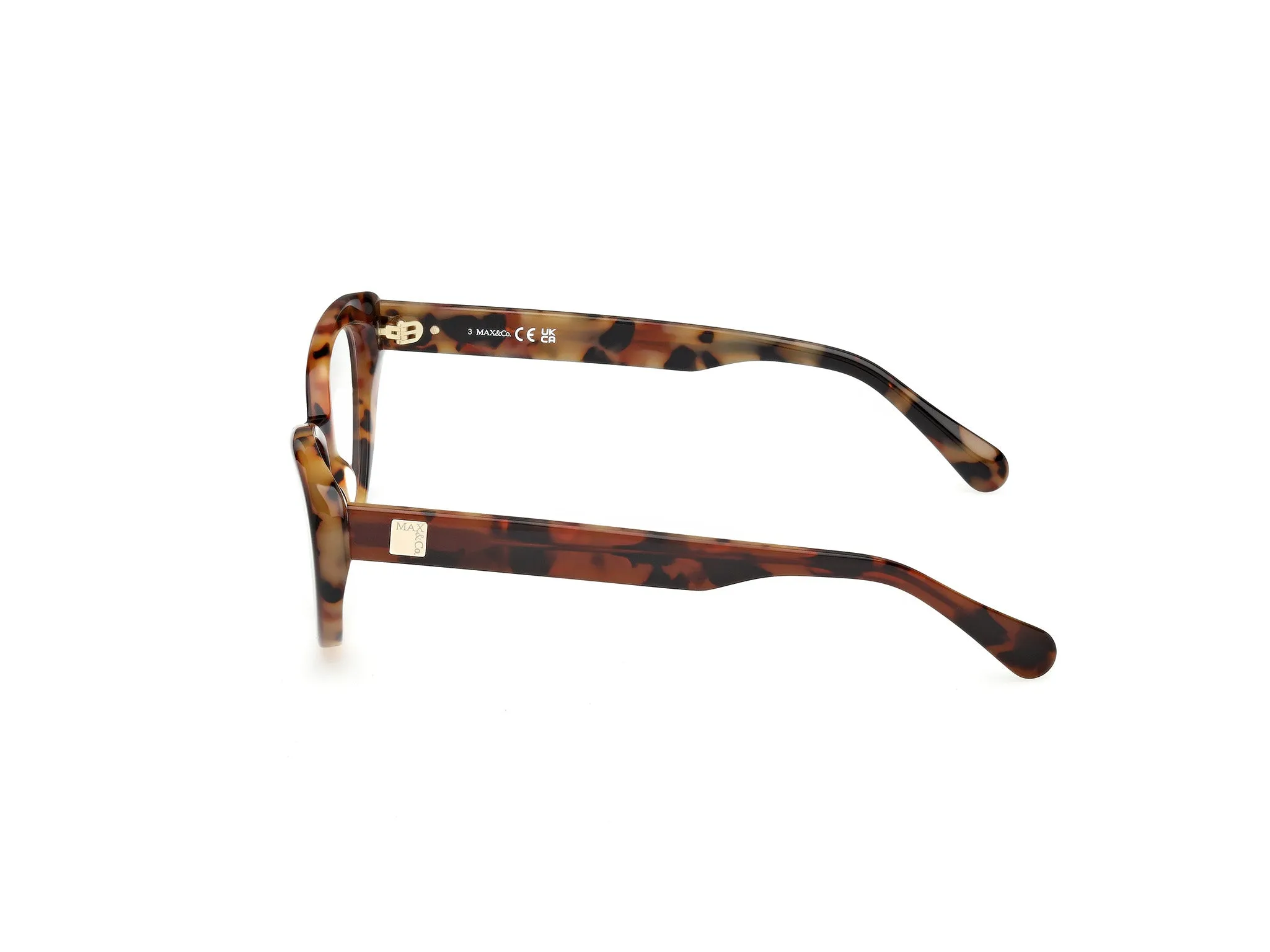 MAX&Co MO5188 053 Montature da vista Acetato Havana Cat Eye Normale - immagine 3