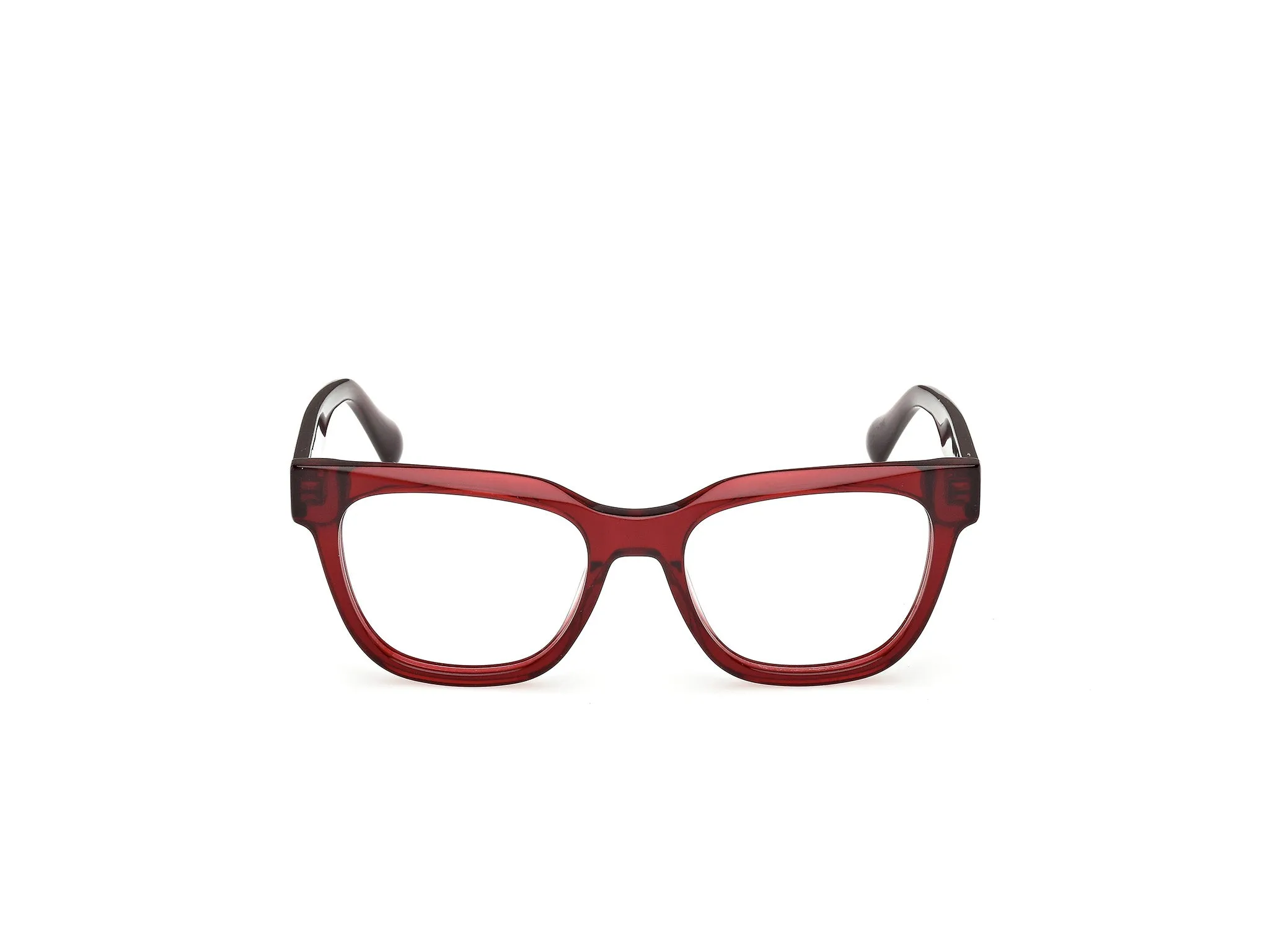 MAX&Co MO5187 066 Montature da vista Acetato Rosso Squadrata Normale - immagine 2