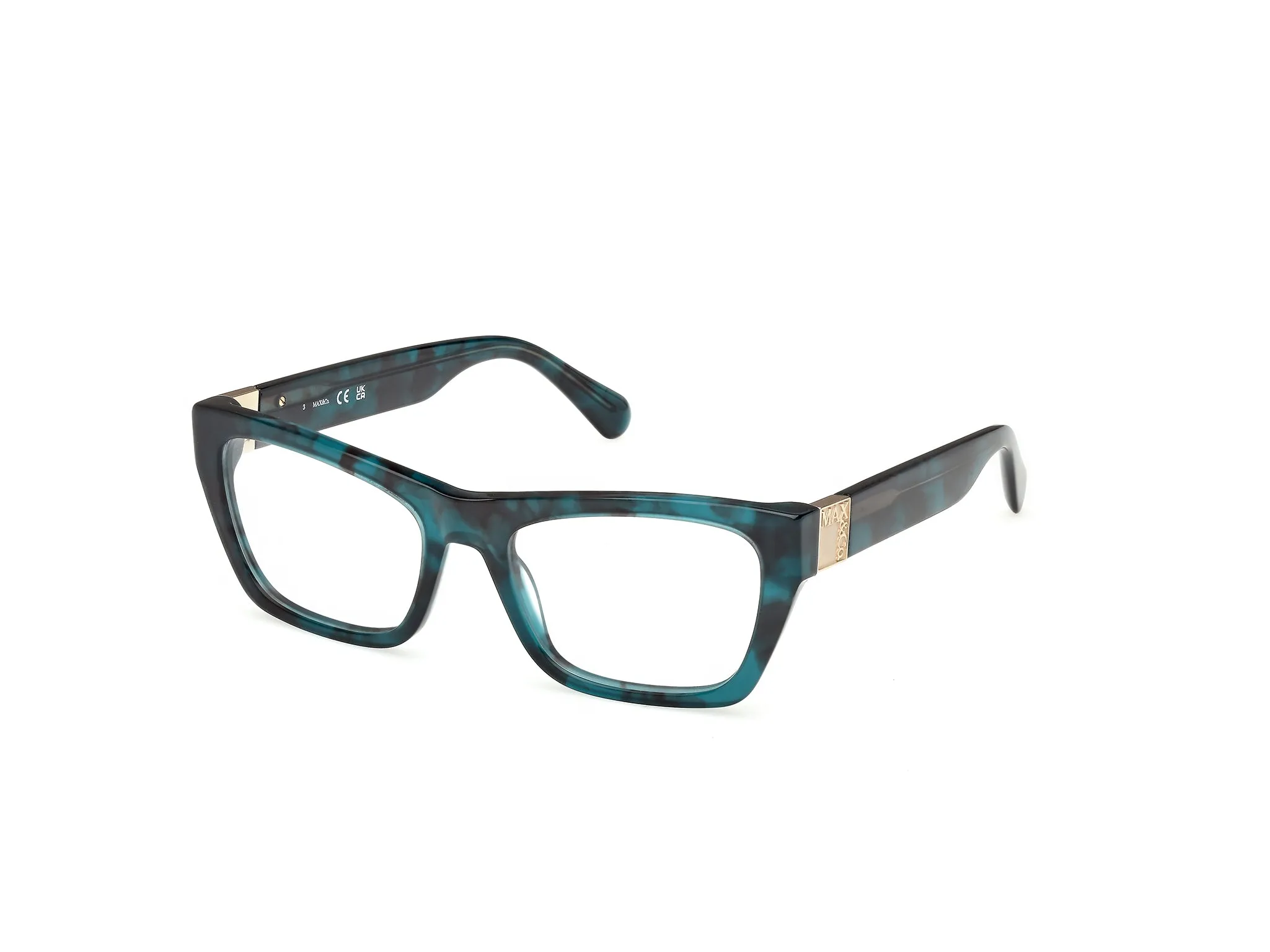 MAX&Co MO5186 055 Montature da vista Acetato Havana Squadrata Normale - immagine 1
