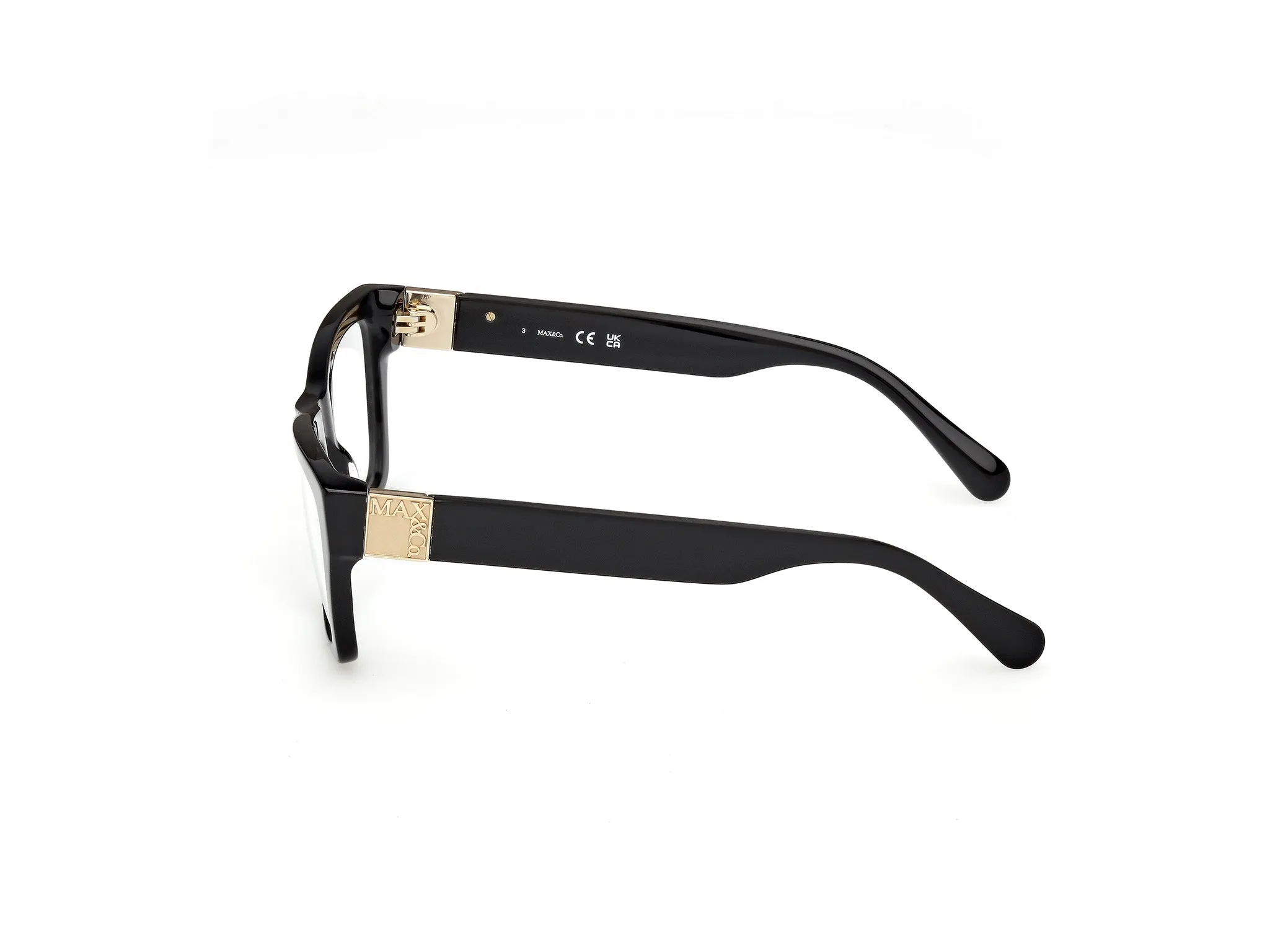 MAX&Co MO5186 001 Montature da vista Acetato Nero Squadrata Normale - immagine 3