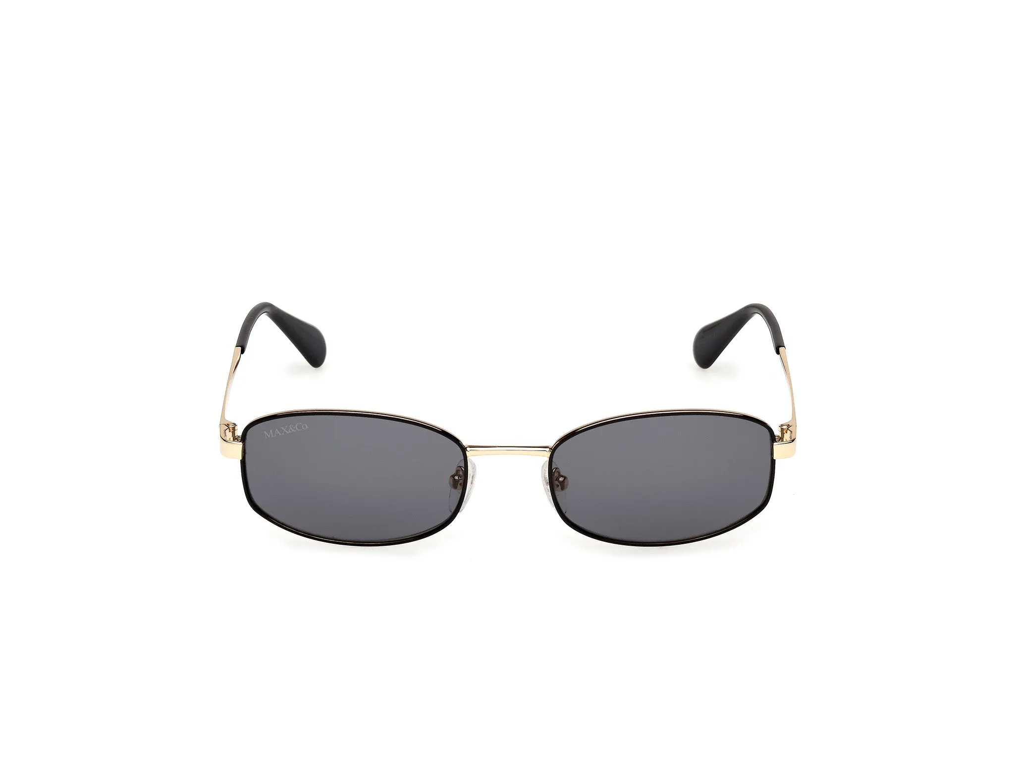 MAX&Co MO0135 01A Occhiali da sole Metallo Nero Fumo Rotonda Normale - immagine 2