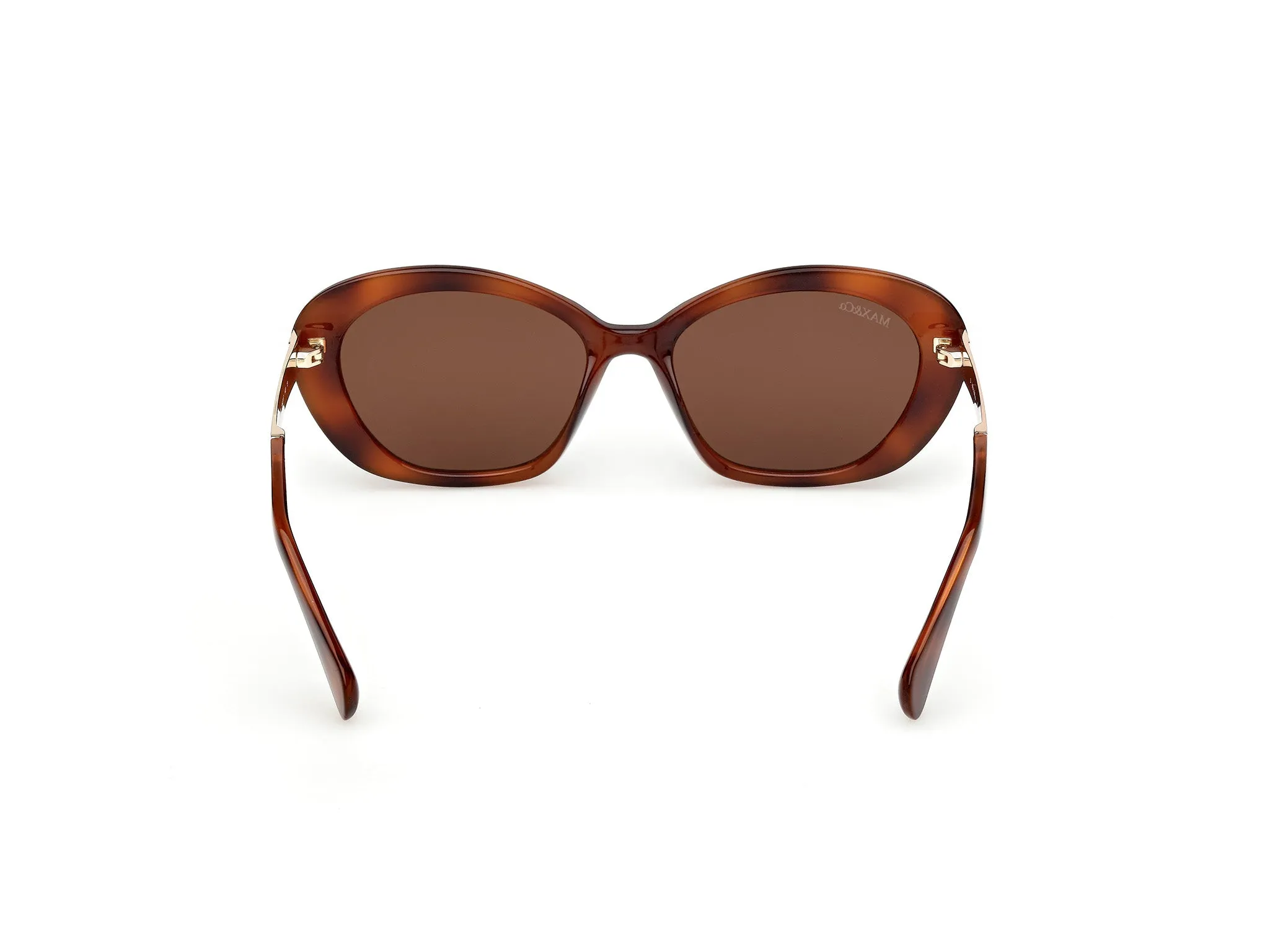 MAX&Co MO0133 52E Occhiali da sole Iniettato Havana Marrone Rotonda Normale - immagine 4