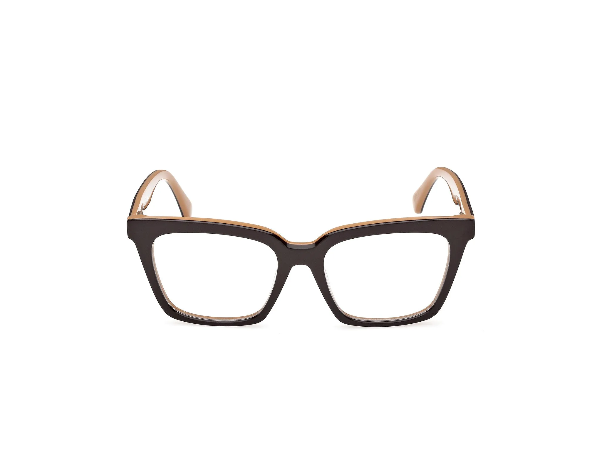 Max Mara MM5213 050 Montature da vista Acetato Marrone Cat Eye Normale - immagine 2