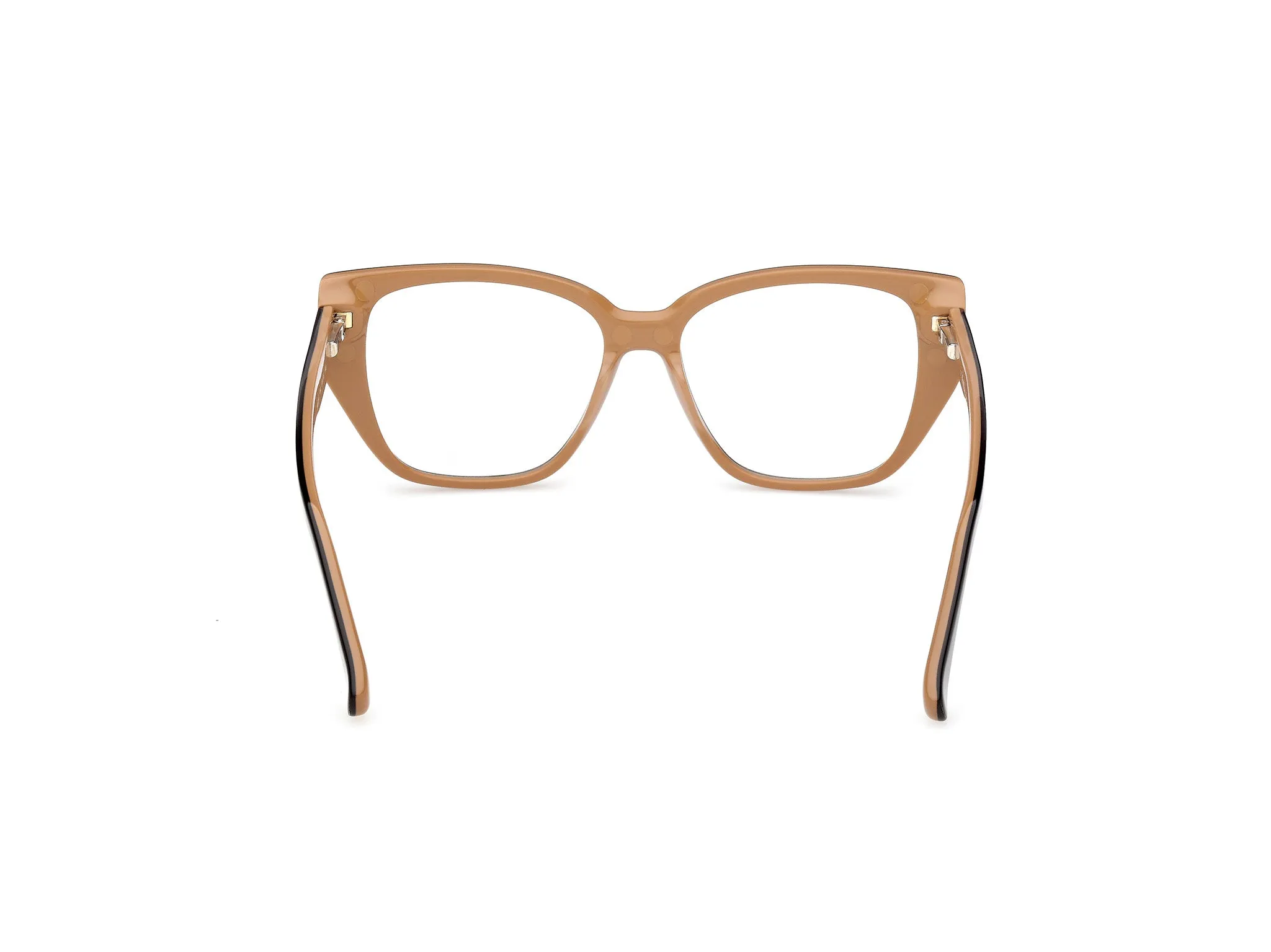 Max Mara MM5212 050 Montature da vista Acetato Marrone Rotonda Normale - immagine 4