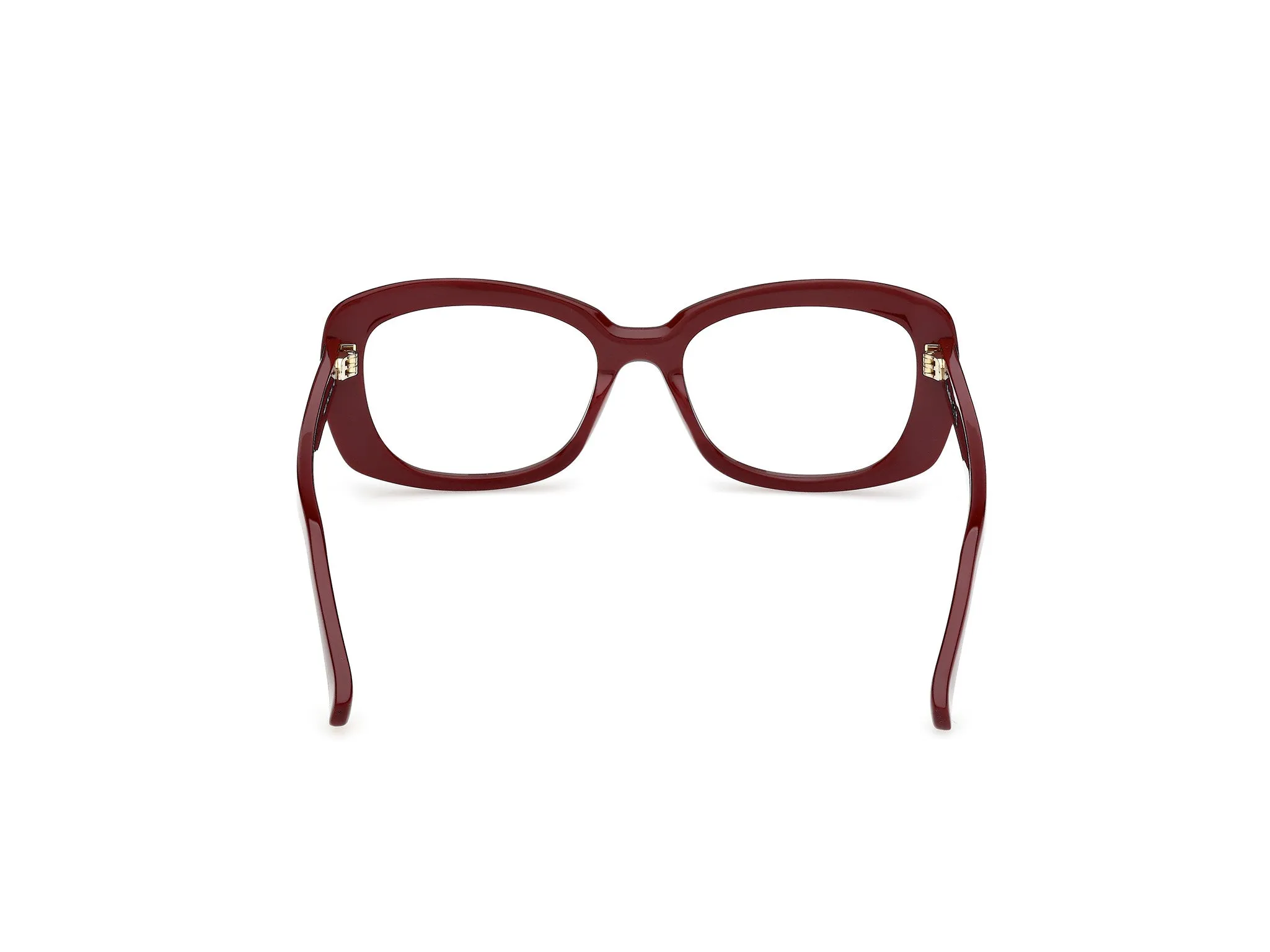 Max Mara MM5211 069 Montature da vista Acetato Bordeaux Rotonda Normale - immagine 4