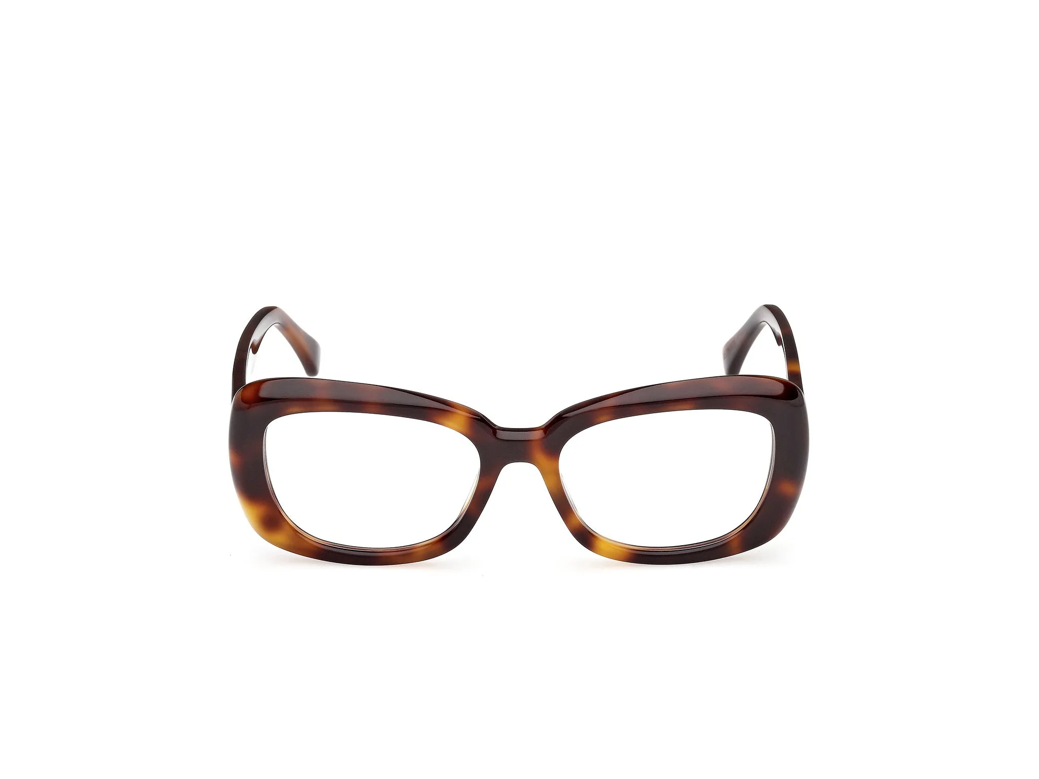 Max Mara MM5211 052 Montature da vista Acetato Havana Rotonda Normale - immagine 2