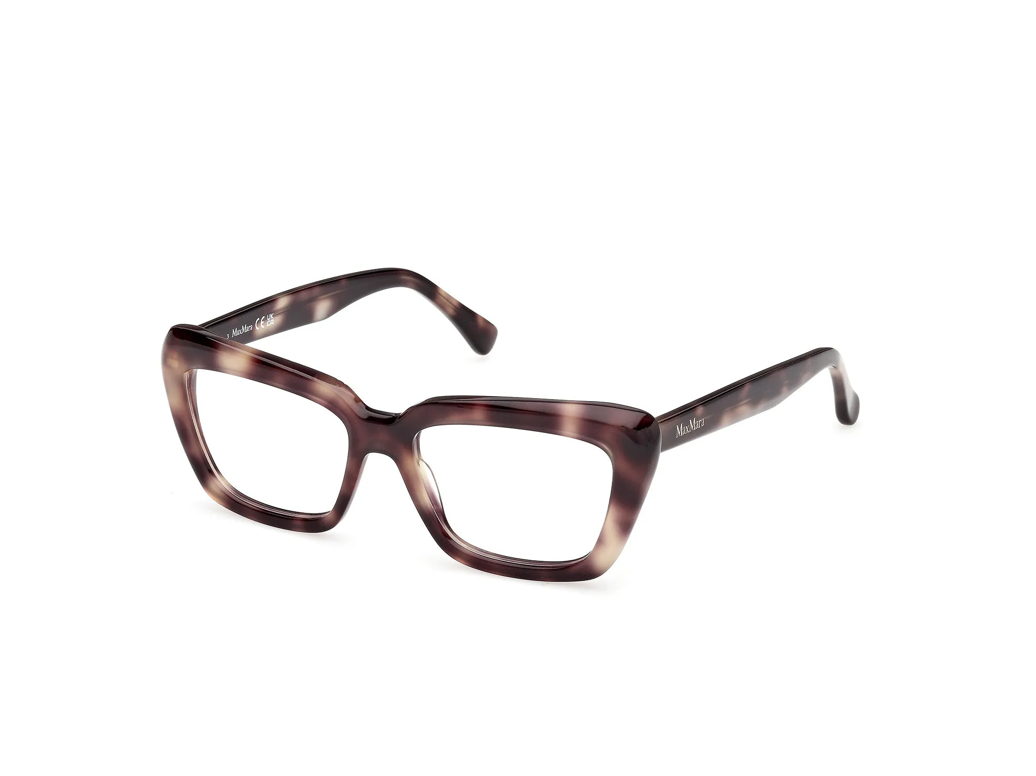 Max Mara MM5210 055 Montature da vista Acetato Havana Cat Eye Normale - immagine 1