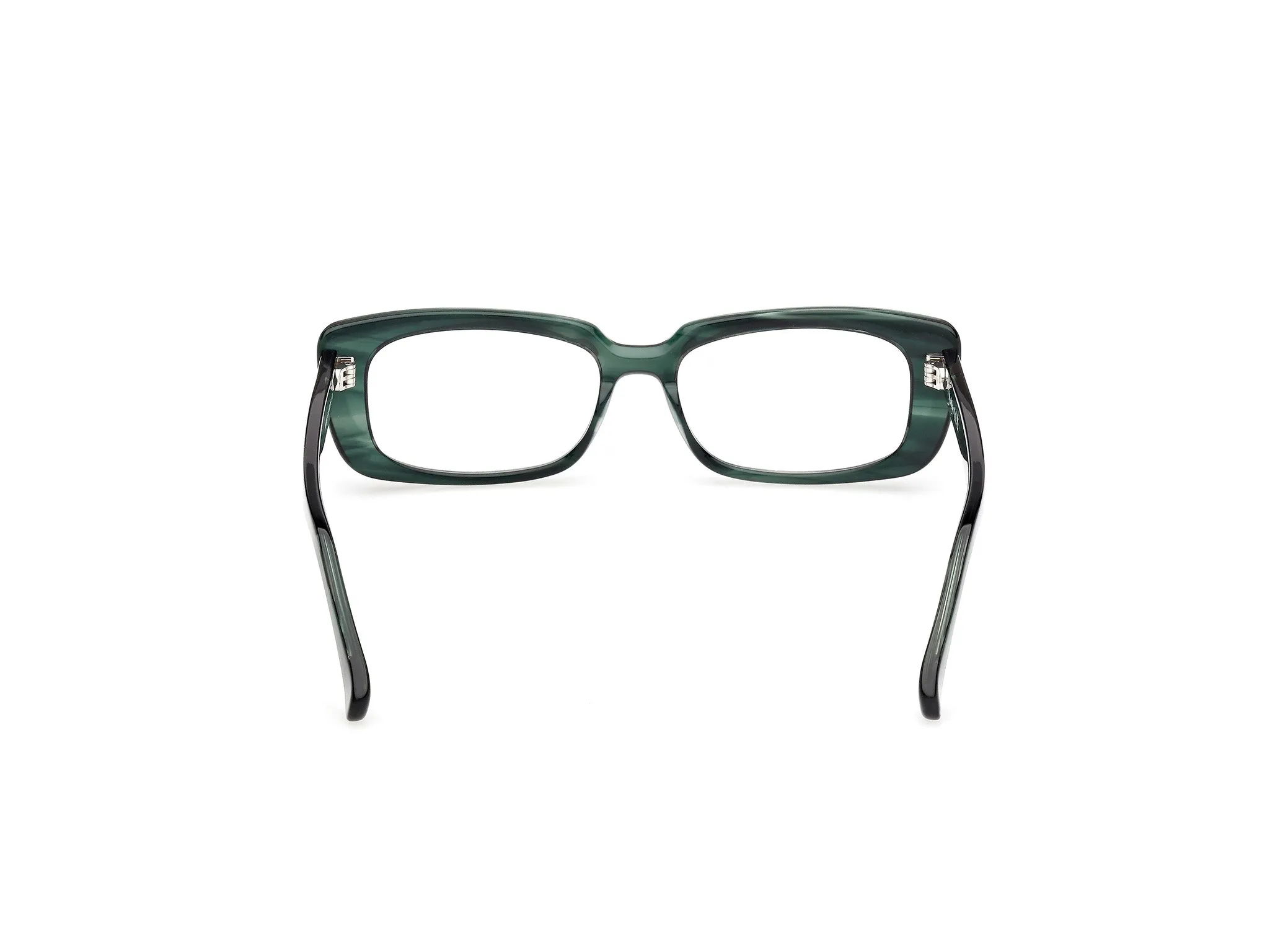 Max Mara MM5209 098 Montature da vista Acetato Verde Squadrata Normale - immagine 4