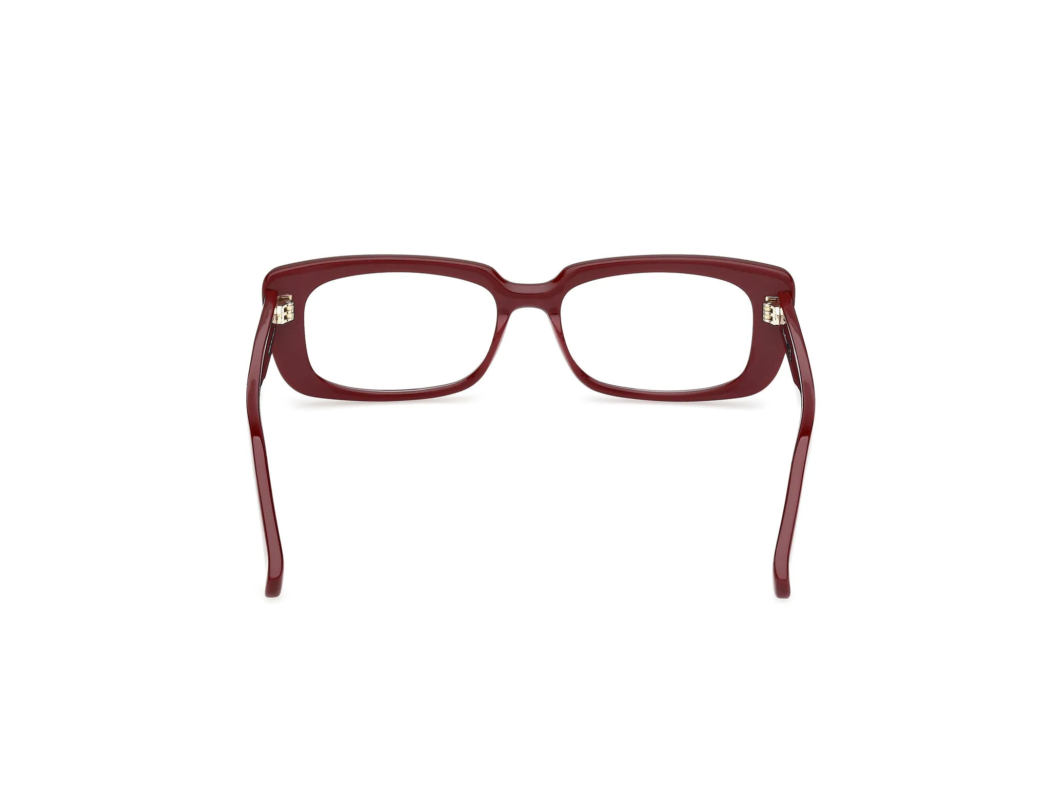 Max Mara MM5209 069 Montature da vista Acetato Bordeaux Squadrata Normale - immagine 4