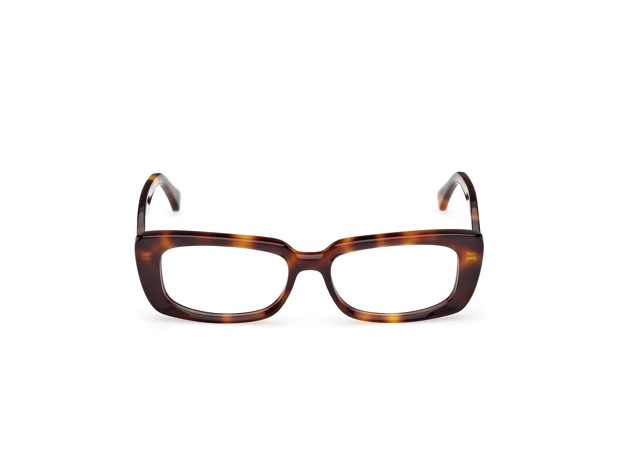 Max Mara MM5209 052 Montature da vista Acetato Havana Squadrata Normale - immagine 2