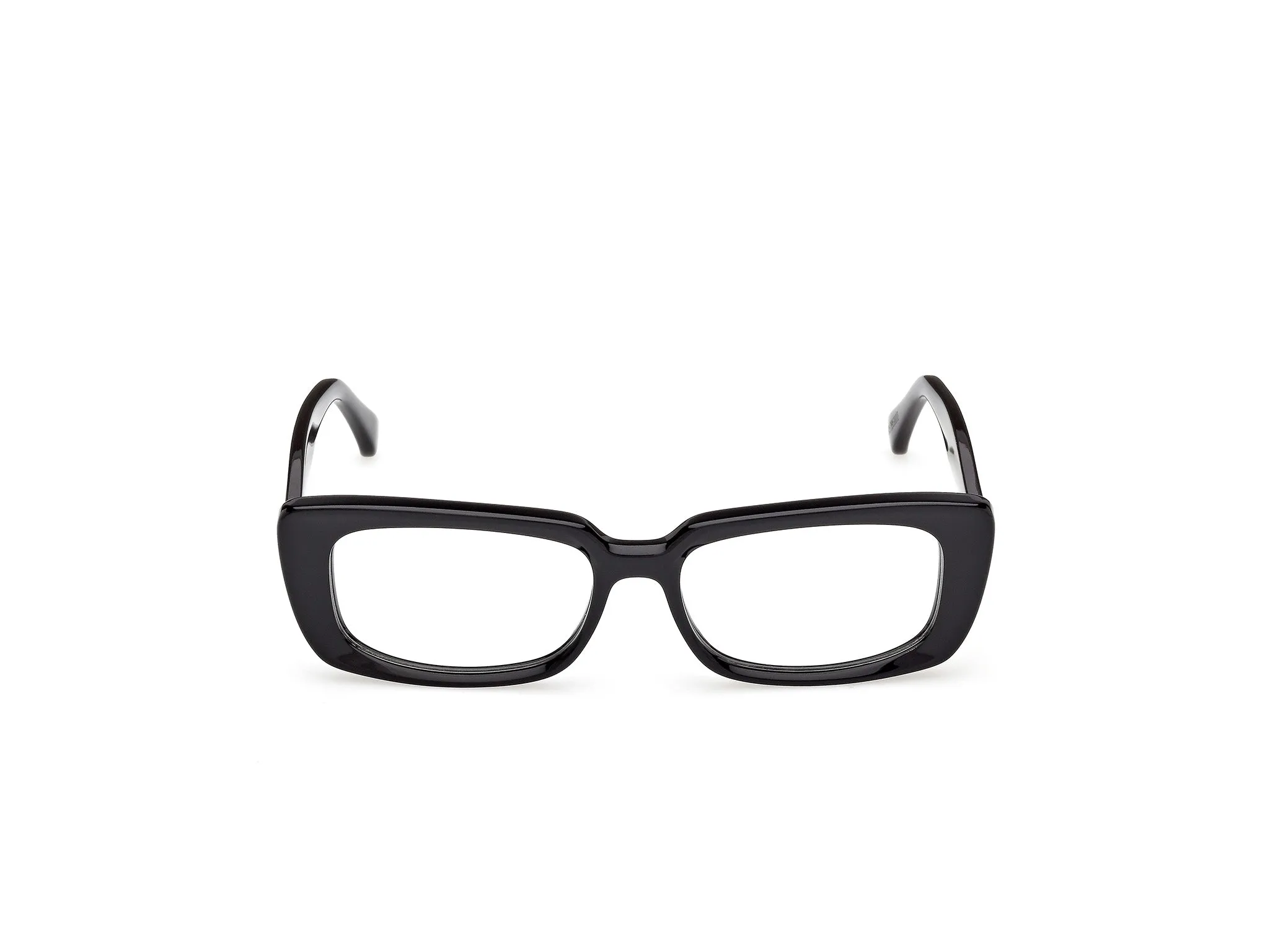 Max Mara MM5209 001 Montature da vista Acetato Nero Squadrata Normale - immagine 2