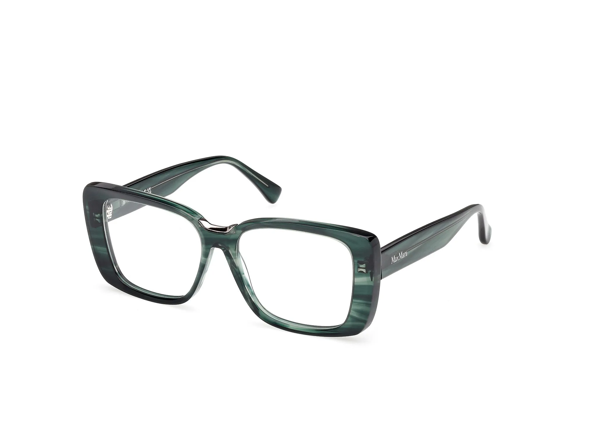 Max Mara MM5208 098 Montature da vista Acetato Verde Farfalla Normale - immagine 1