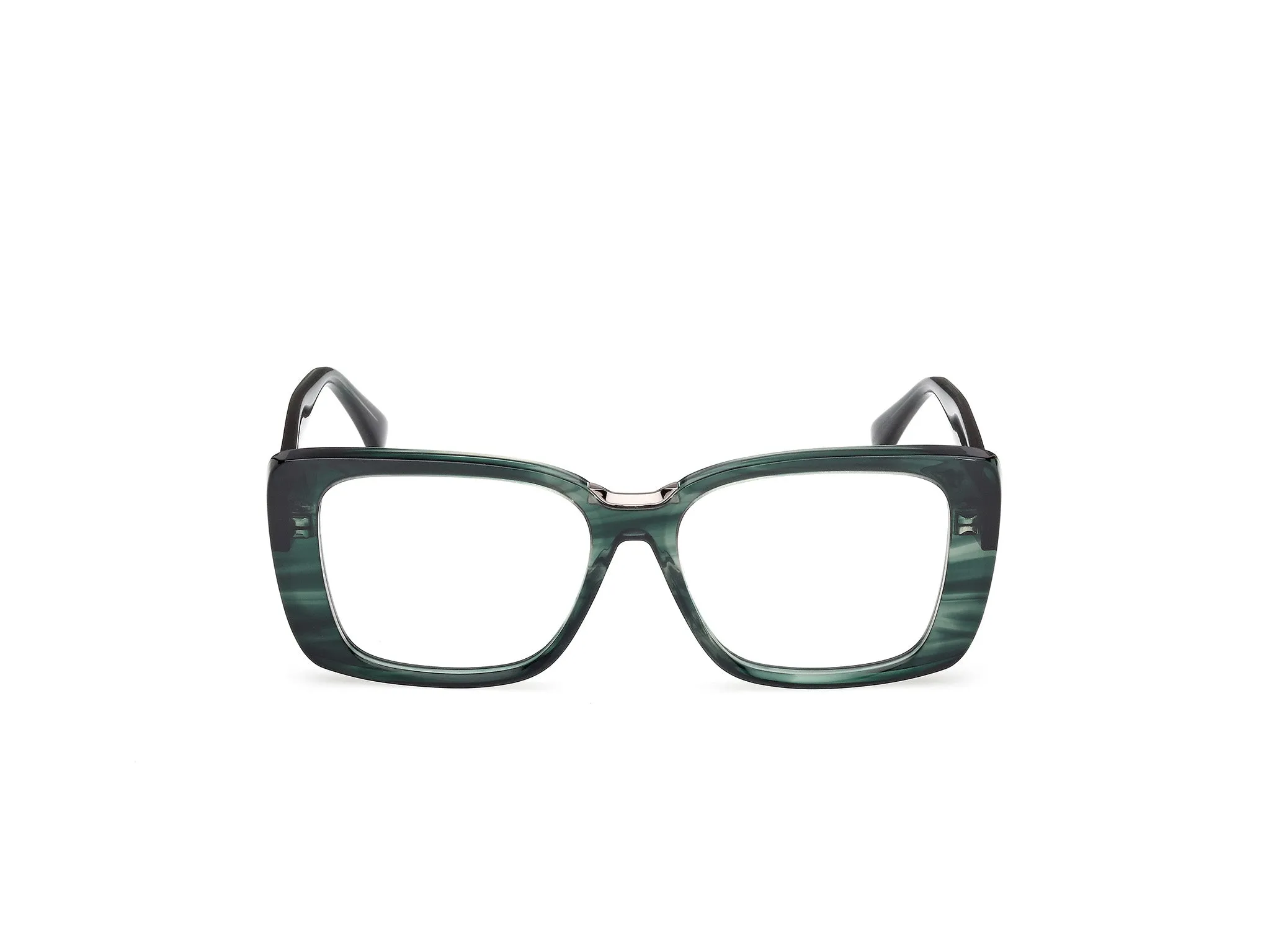 Max Mara MM5208 098 Montature da vista Acetato Verde Farfalla Normale - immagine 2