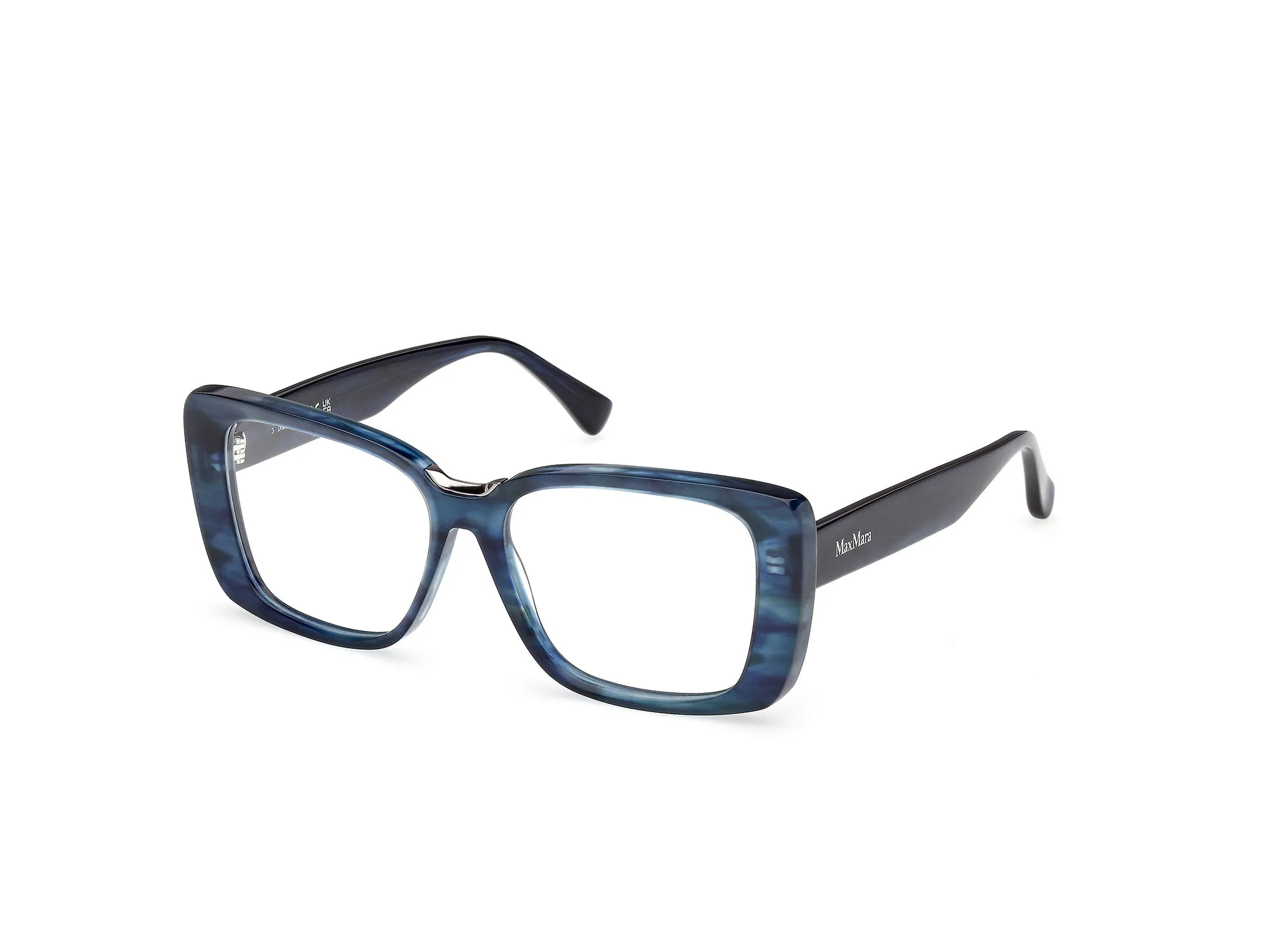 Max Mara MM5208 092 Montature da vista Acetato Blu Farfalla Normale - immagine 1
