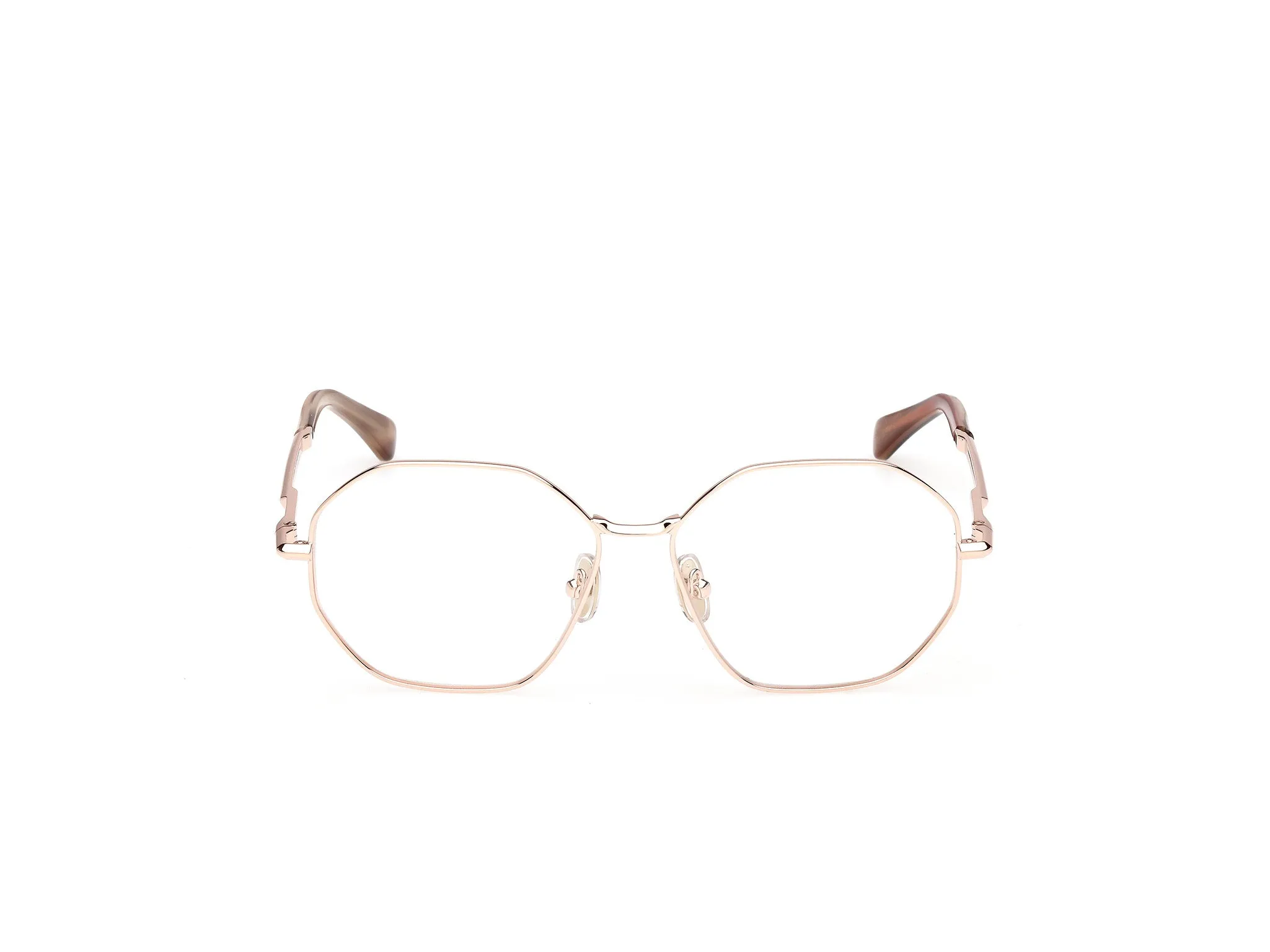 Max Mara MM5207 033 Montature da vista Metallo Oro Geometrica Normale - immagine 2