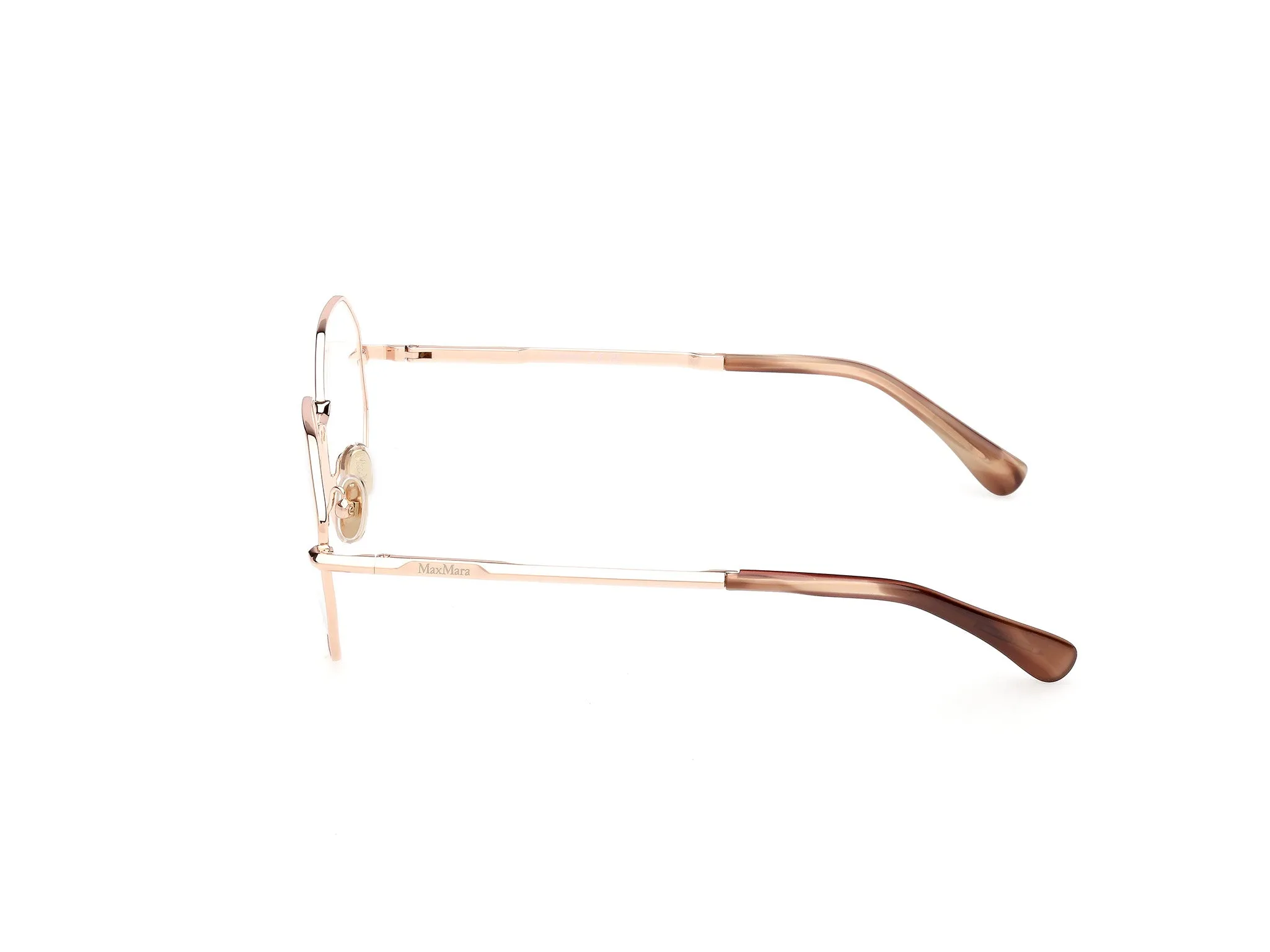 Max Mara MM5207 033 Montature da vista Metallo Oro Geometrica Normale - immagine 3