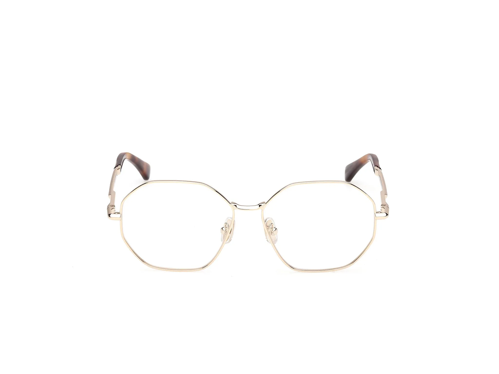 Max Mara MM5207 032 Montature da vista Metallo Oro Geometrica Normale - immagine 2