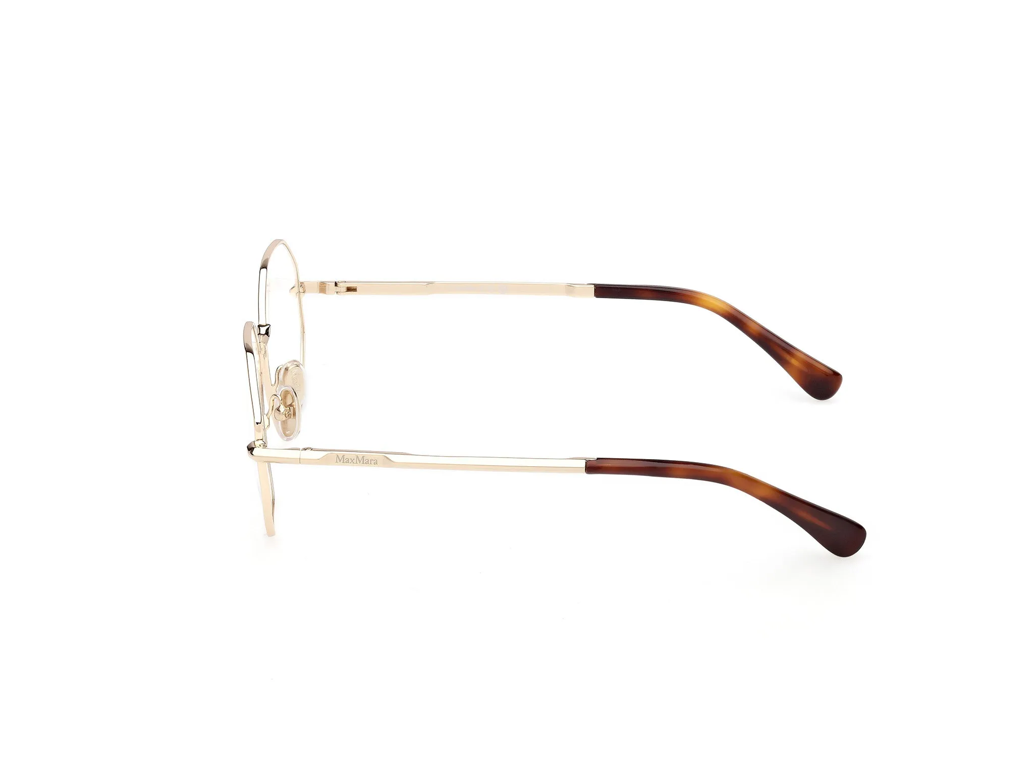 Max Mara MM5207 032 Montature da vista Metallo Oro Geometrica Normale - immagine 3