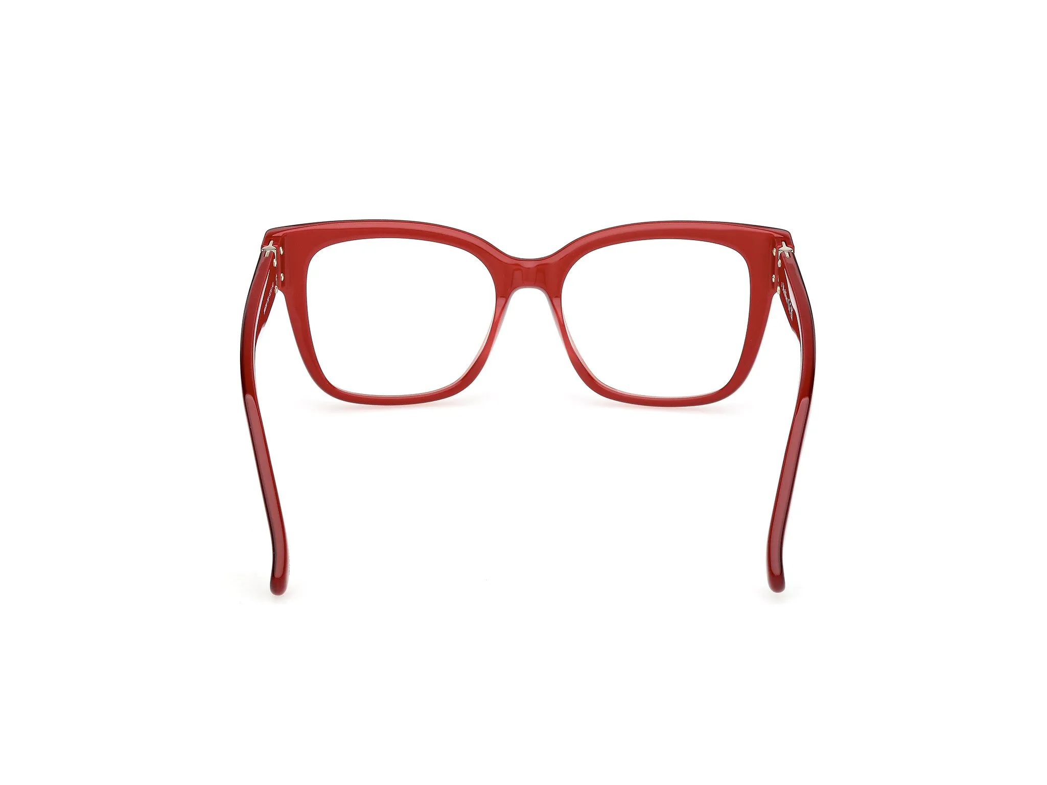 Max Mara MM5206 069 Montature da vista Acetato Bordeaux Squadrata Normale - immagine 4