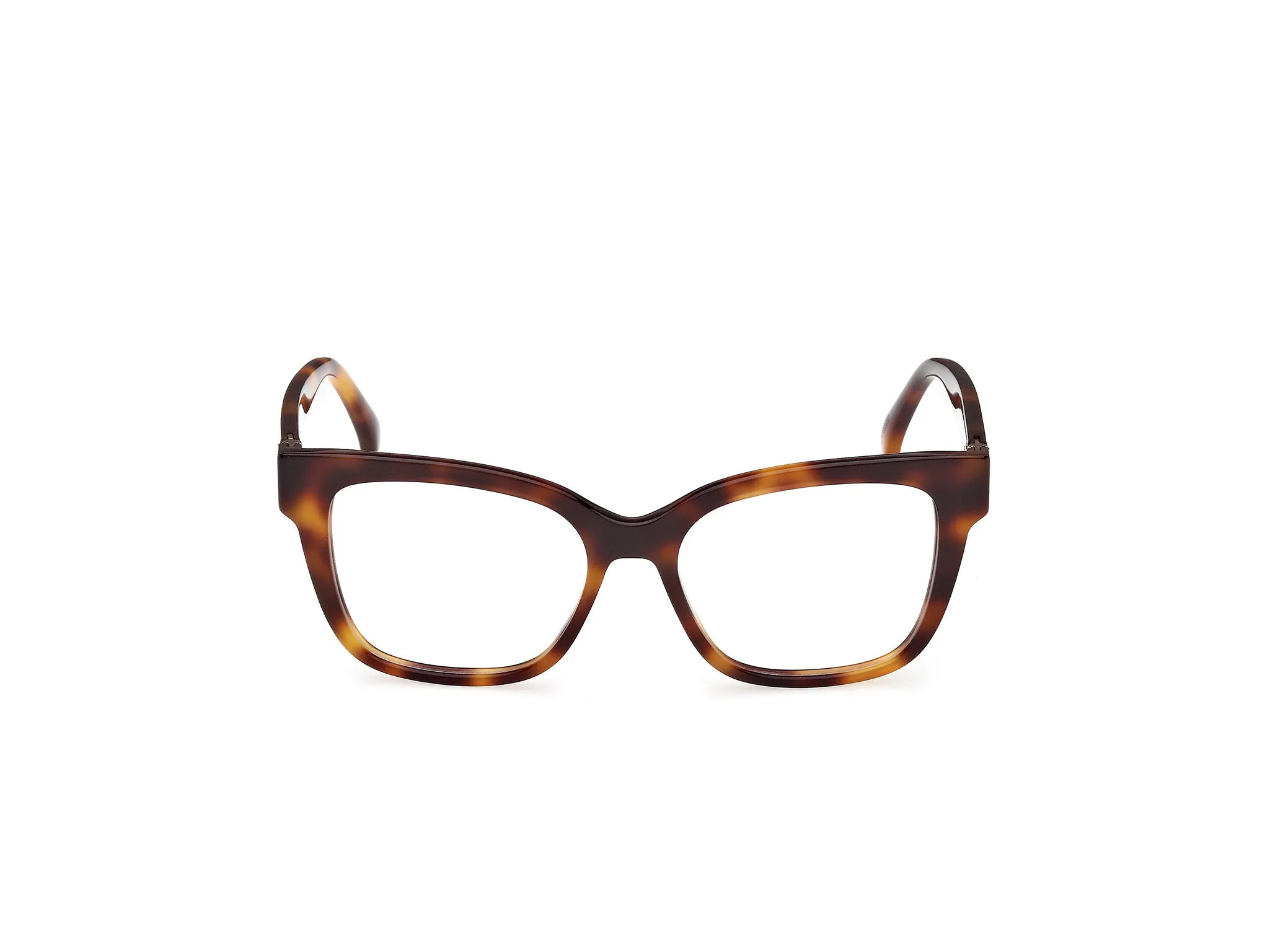 Max Mara MM5206 052 Montature da vista Acetato Havana Squadrata Normale - immagine 2