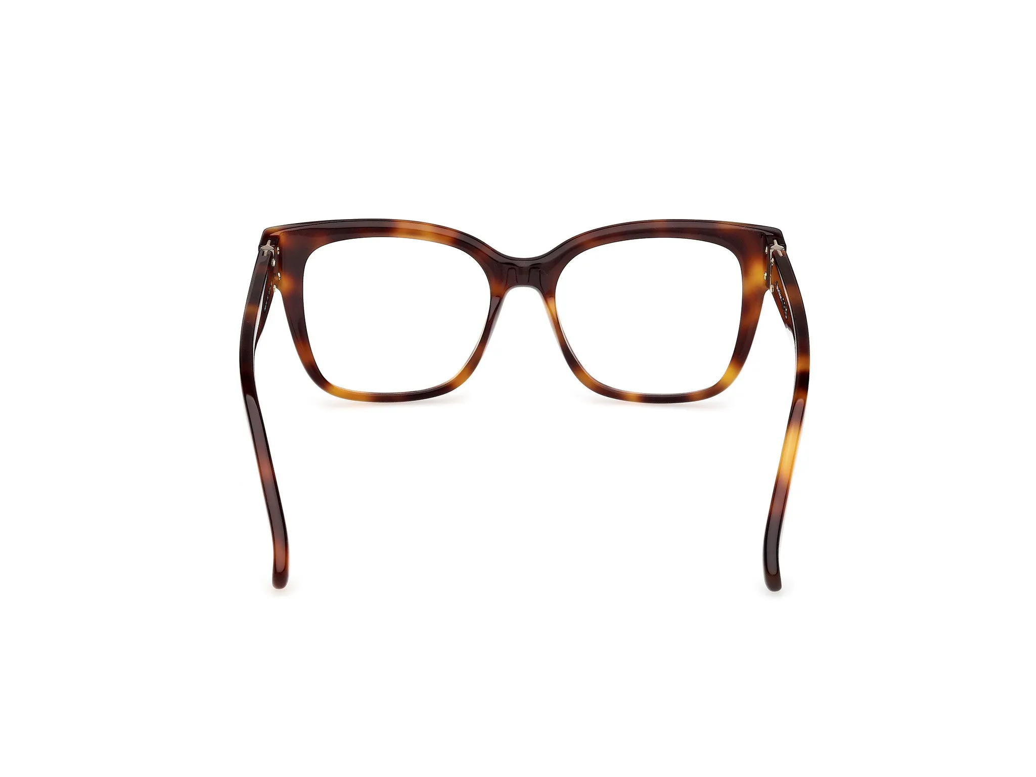Max Mara MM5206 052 Montature da vista Acetato Havana Squadrata Normale - immagine 4