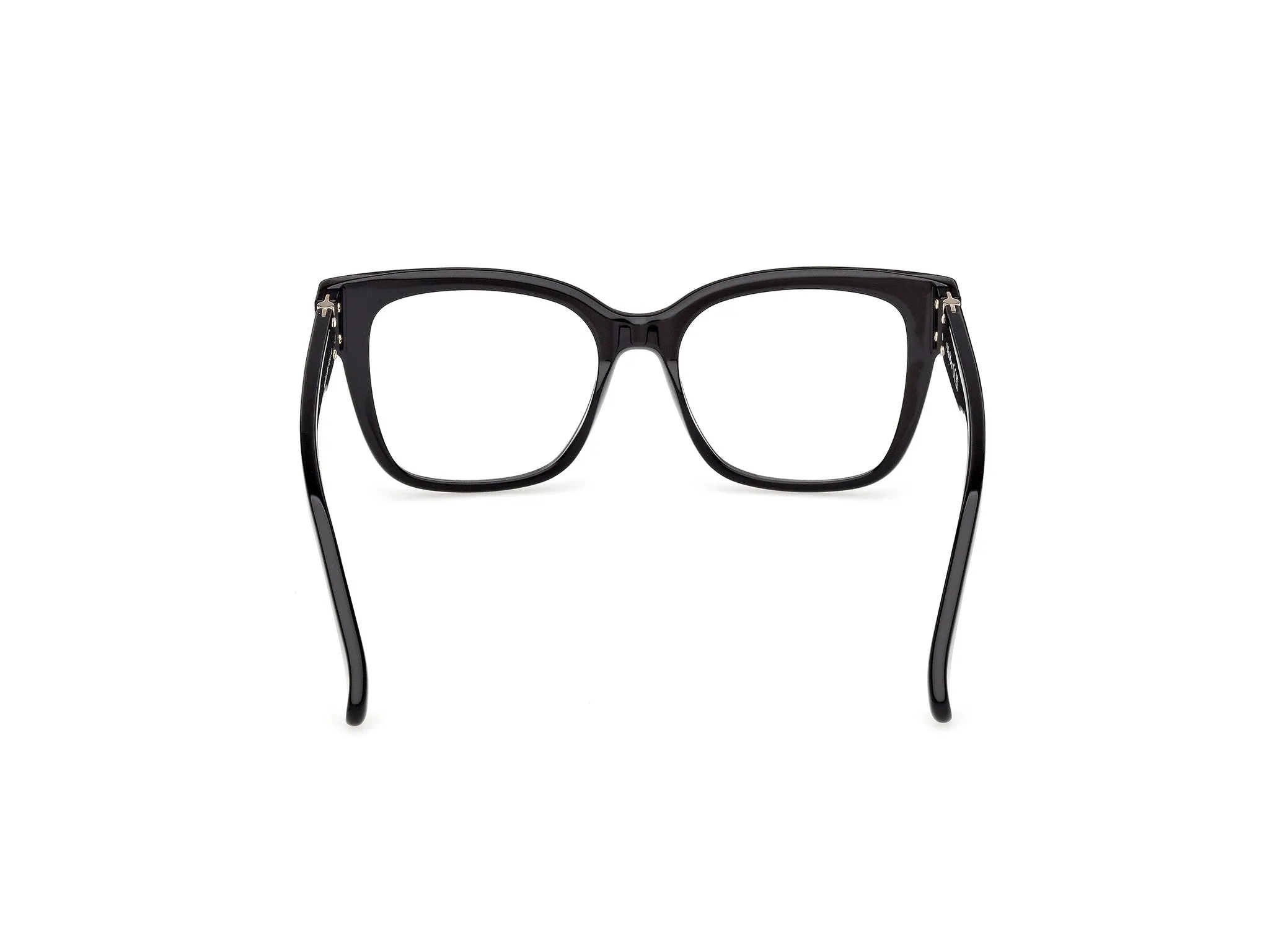 Max Mara MM5206 001 Montature da vista Acetato Nero Squadrata Normale - immagine 4