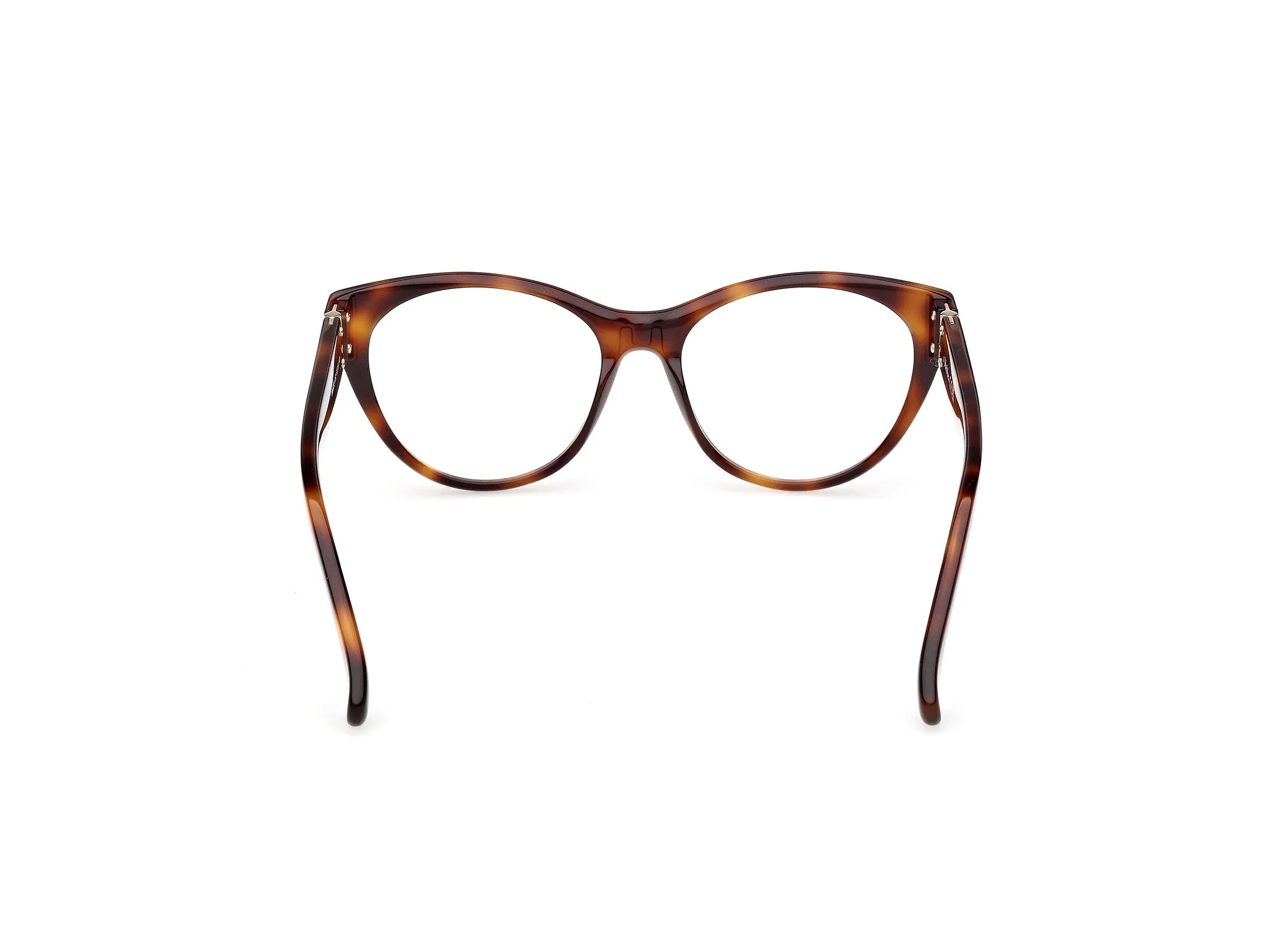 Max Mara MM5205 052 Montature da vista Acetato Havana Rotonda Normale - immagine 4