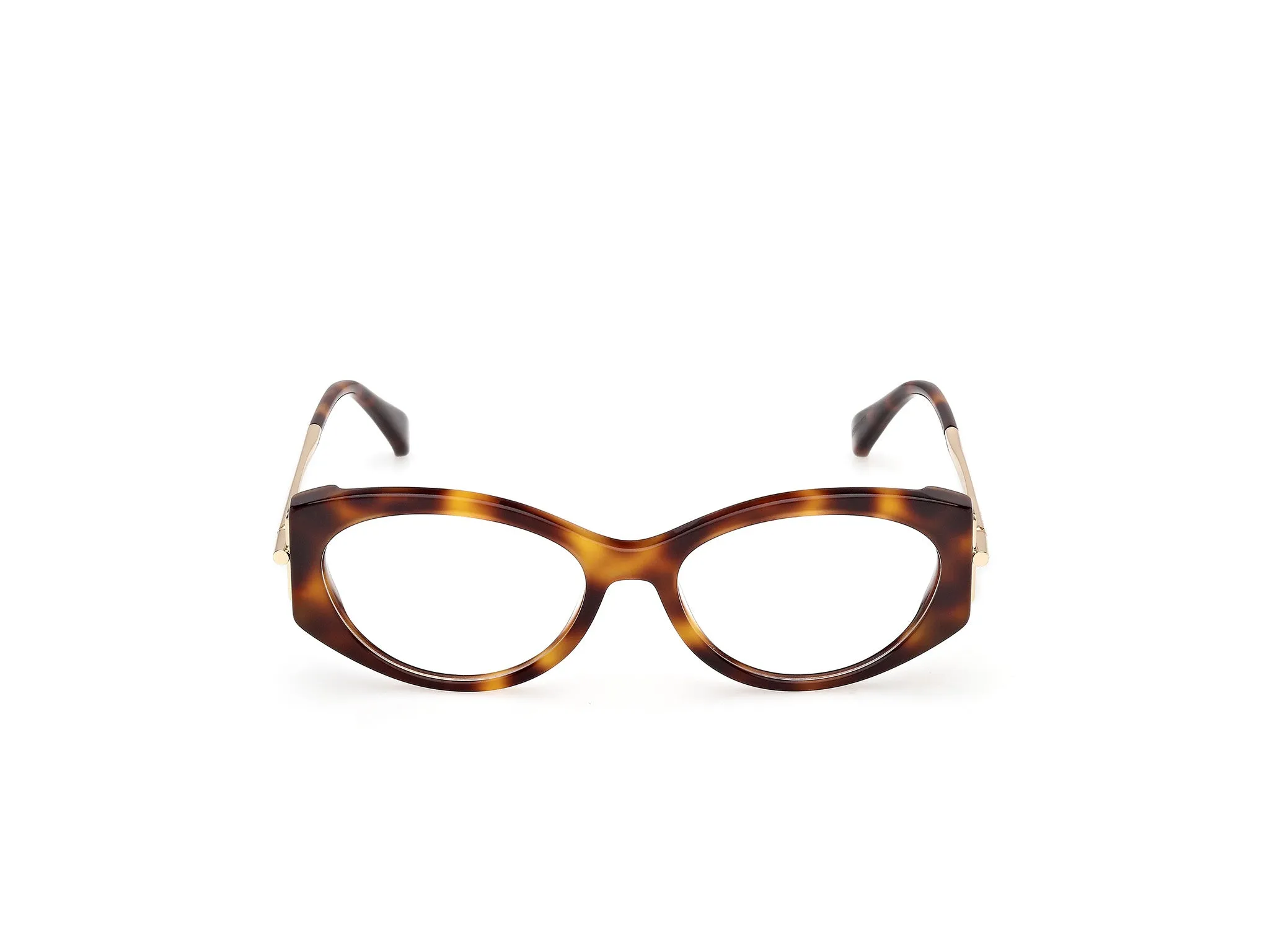 Max Mara MM5204 052 Montature da vista Acetato Havana Rotonda Normale - immagine 2