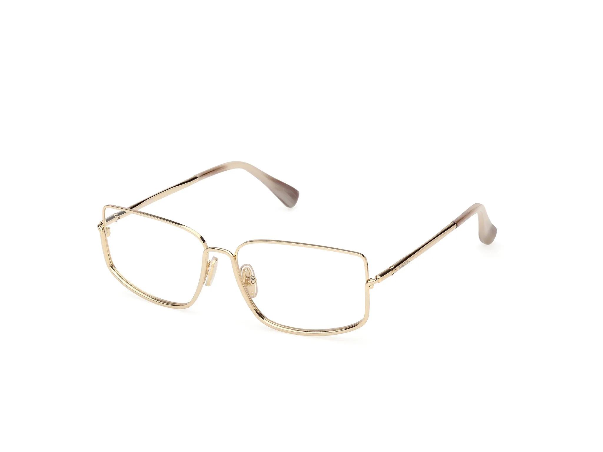 Max Mara MM5203 032 Montature da vista Metallo Oro Squadrata Normale - immagine 1