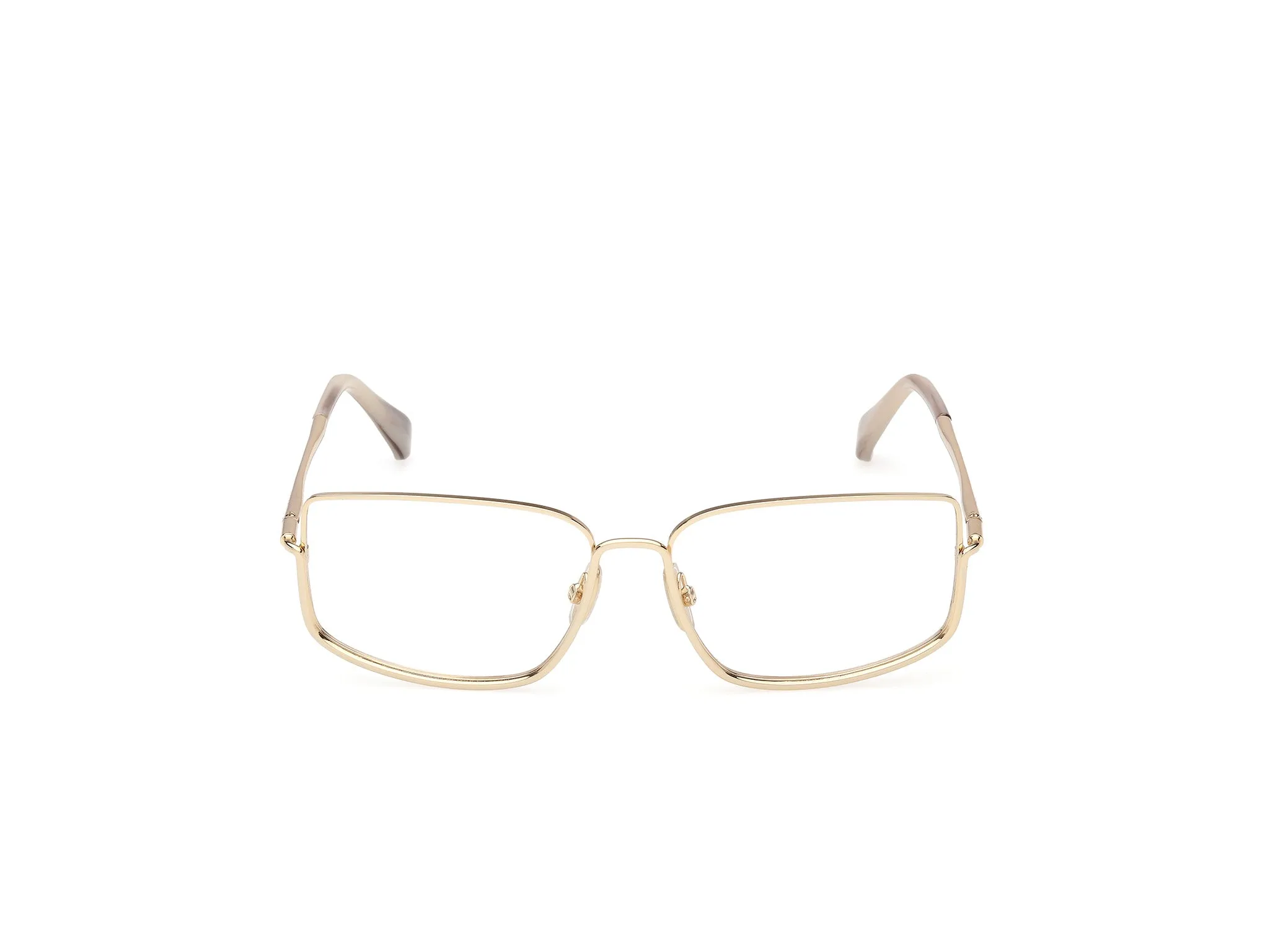 Max Mara MM5203 032 Montature da vista Metallo Oro Squadrata Normale - immagine 2