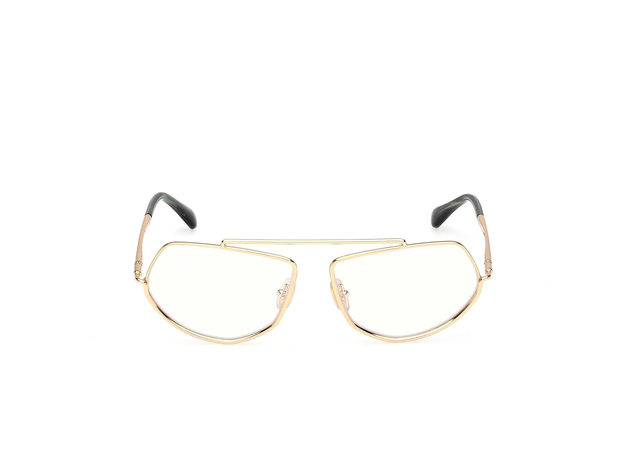 Max Mara MM5202-B 030 Montature da vista Metallo Oro Rotonda Normale - immagine 2