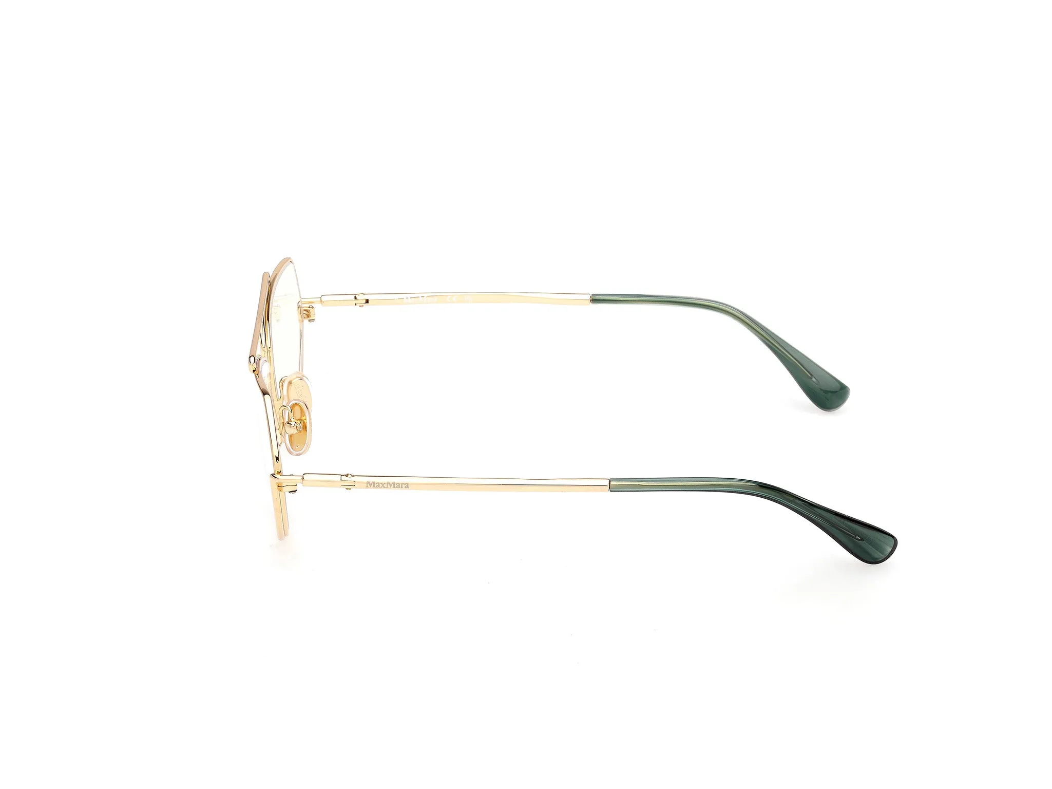 Max Mara MM5202-B 030 Montature da vista Metallo Oro Rotonda Normale - immagine 3